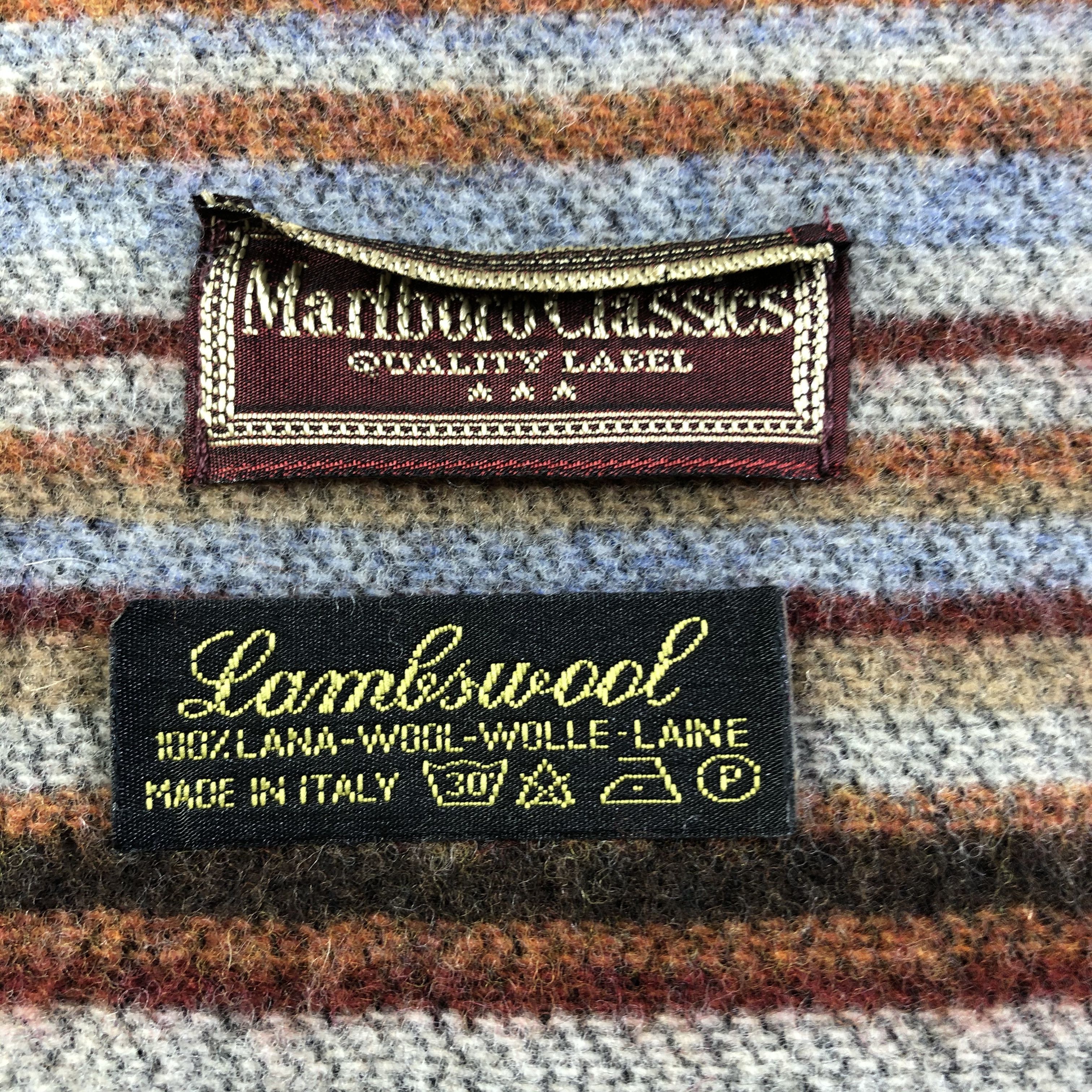 Marlboro Marlboro Classics Wool Scarf / Muffler / Neckwear P099 Size ONE SIZE - 6 Thumbnail