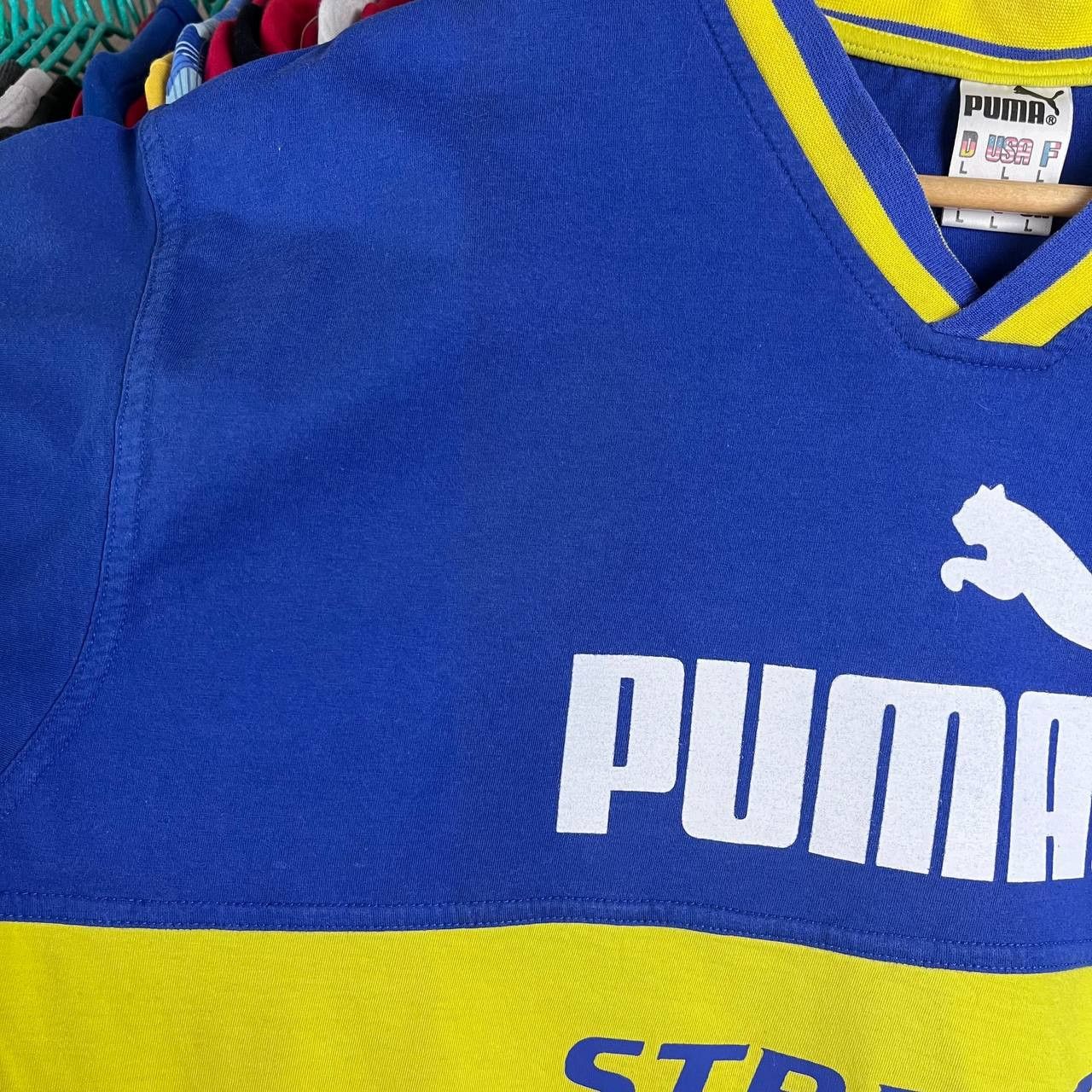 Puma Vintage 90s Puma Street Soccer Cup Tshirt Retro Football Size US L / EU 52-54 / 3 - 6 Thumbnail
