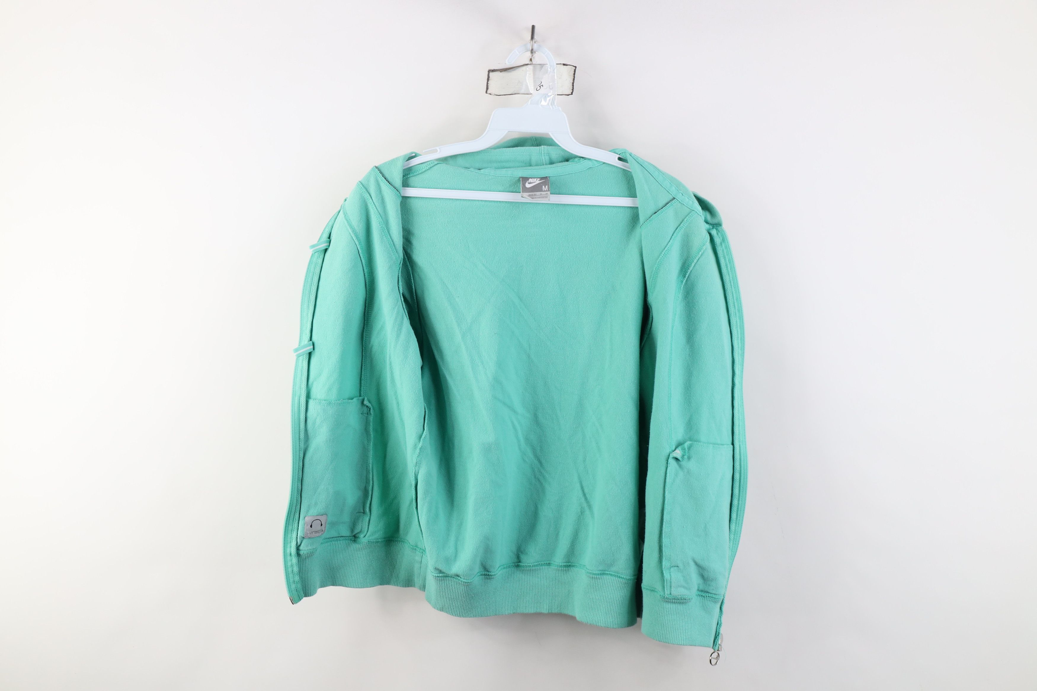 Nike Vintage Y2K Nike Cropped Short Sleeve Full Zip Hoodie Size M / US 6-8 / IT 42-44 - 10 Thumbnail