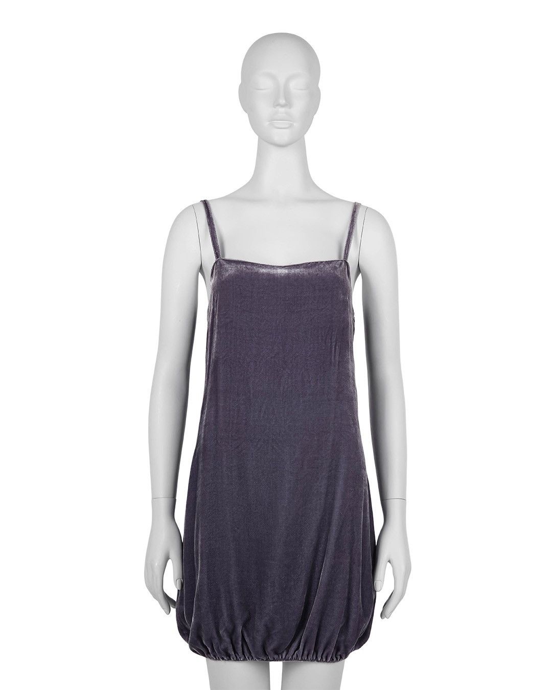 Miu Miu Miu Miu F/W1998 Lilac Velvet Dress Size M / US 6-8 / IT 42-44 - 1 Thumbnail