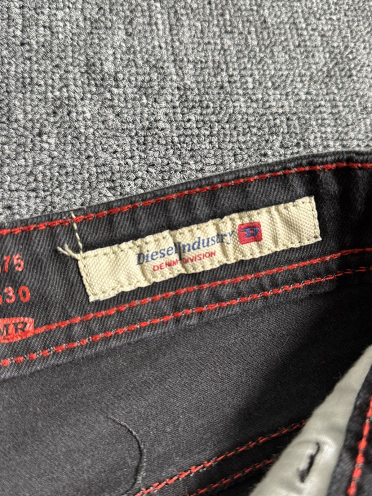 Diesel Diesel Thavar Men’s Slim Jeans W36 Black Denim Pants Size US 36 / EU 52 - 6 Thumbnail