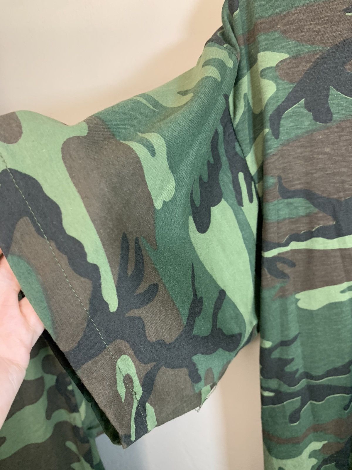 Vintage RARE* Vintage 70’s Camo Camoflage Single Stitch Pocket Shirt Size US XL / EU 56 / 4 - 4 Thumbnail