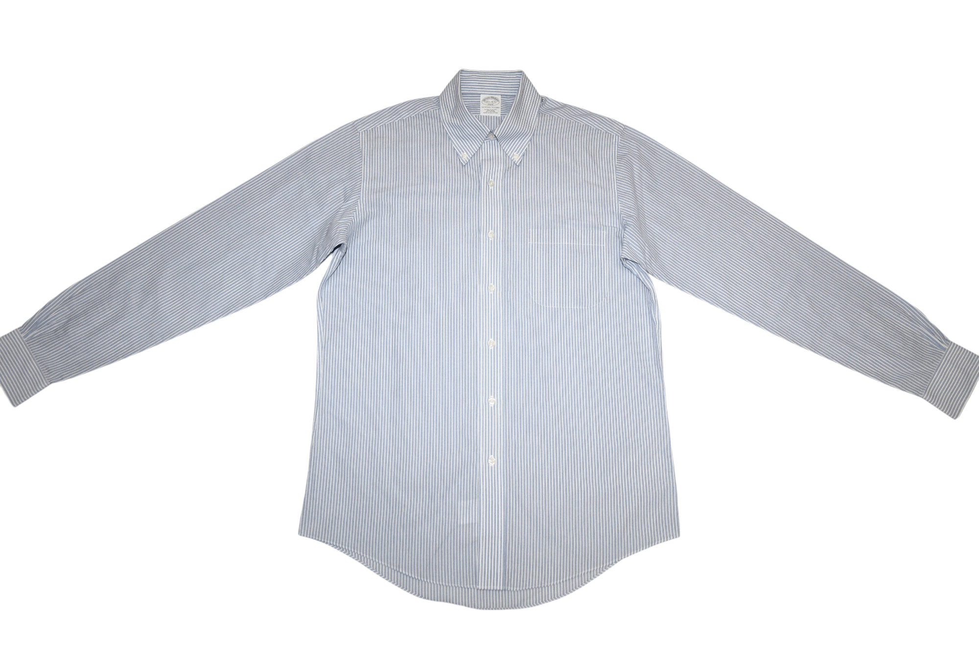 Brooks Brothers Brooks Brothers 346 Extra Slim Fit Non Iron Oxford Shirt Size US M / EU 48-50 / 2 - 5 Thumbnail