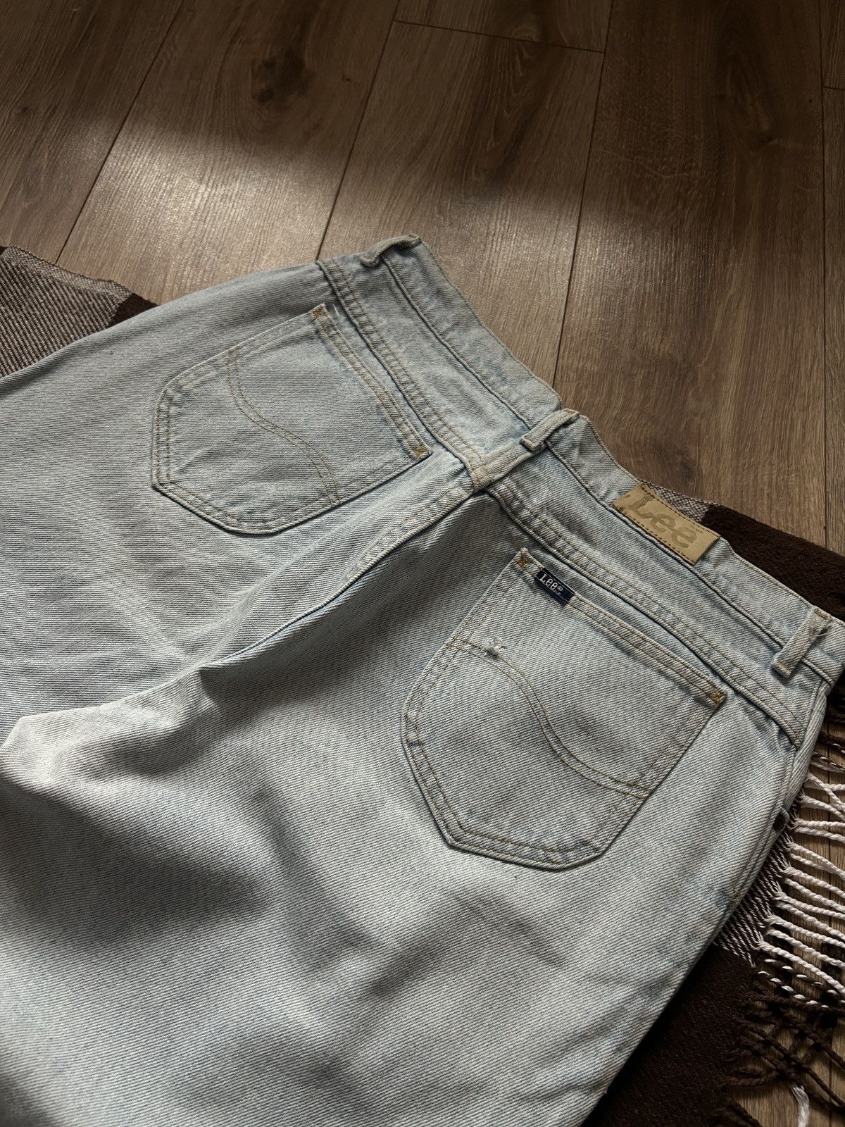 Lee × Vintage Vintage Lee Made In Usa 🇺🇸 very rare light denim jeans Size US 34 / EU 50 - 5 Thumbnail
