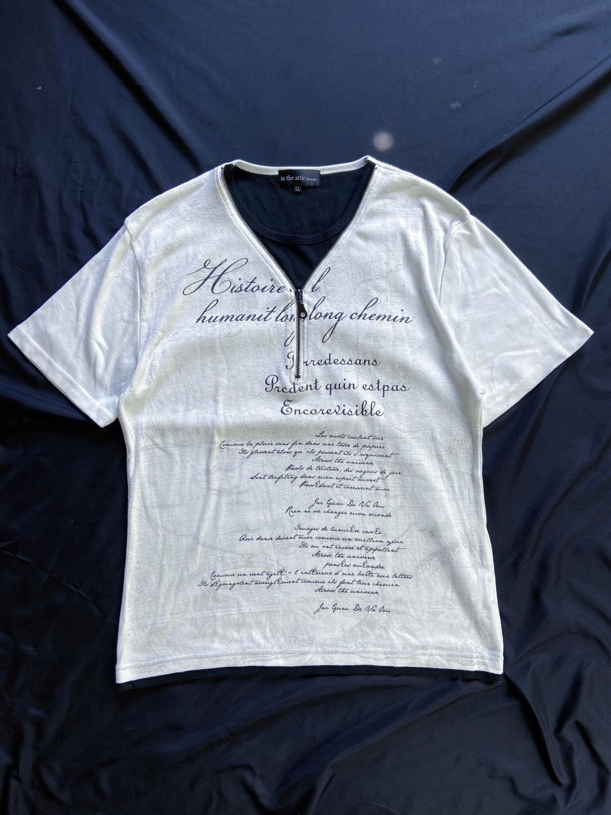 image of If Six Was Nine x In The Attic Hystoire Et Del Humanit Long Chemin Poem In The Attic Tee in White (
