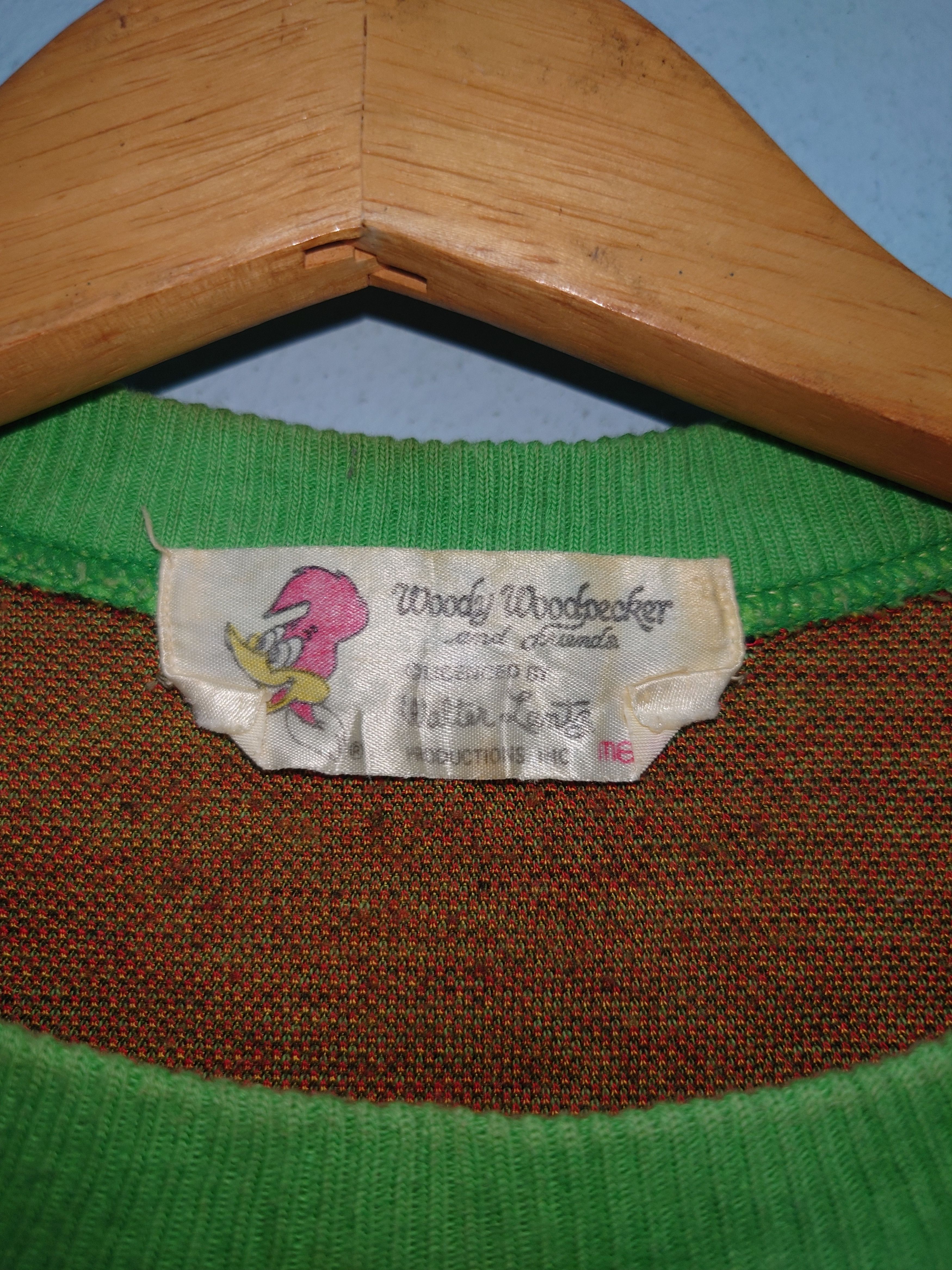 Vintage Vintage 90s Buzz Buzzard (Woody Woodpecker) Knit Sweater Size US M / EU 48-50 / 2 - 3 Thumbnail