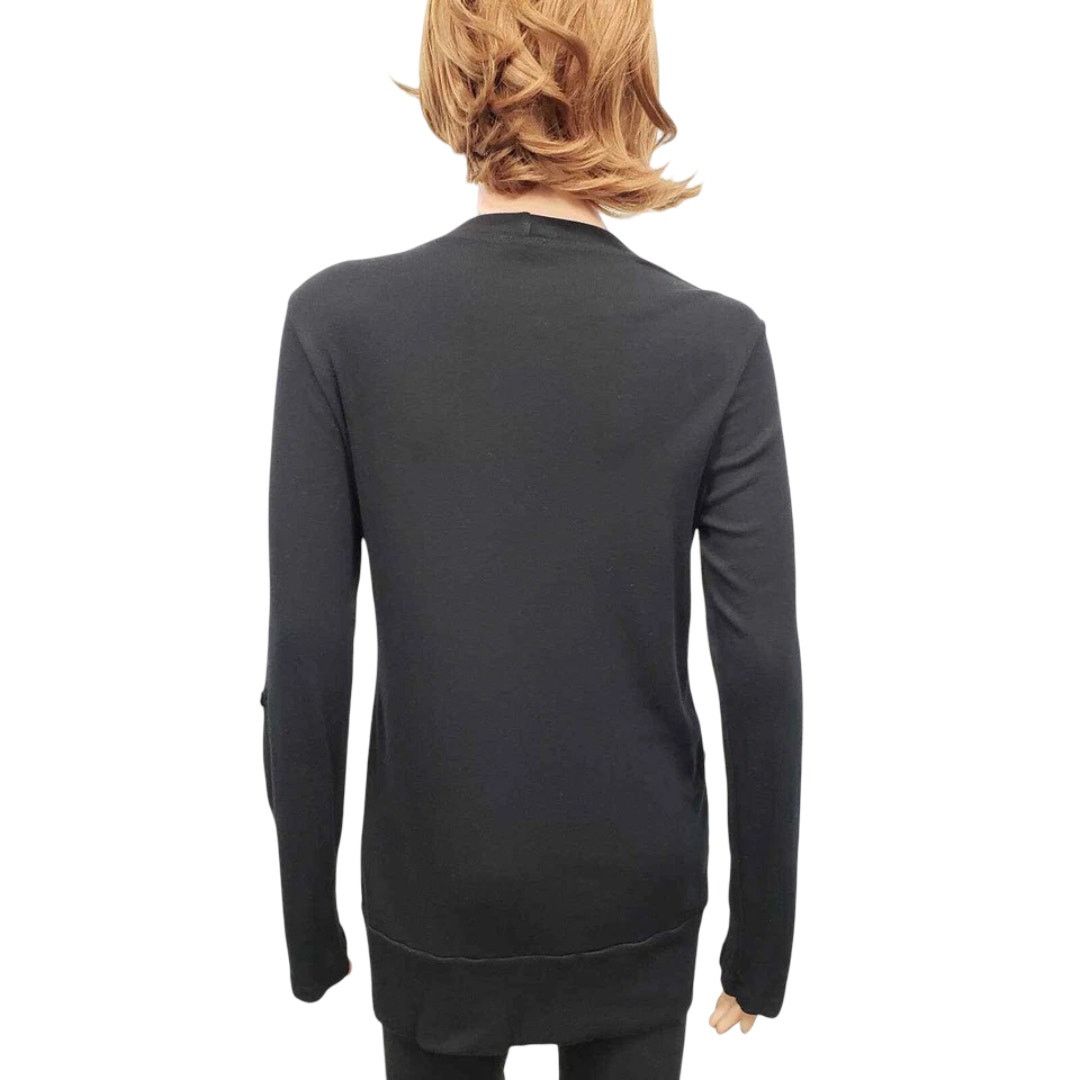 Splendid Splendid Boyfriend Cardigan Sweater Roll Tab L/S Modal Size M / US 6-8 / IT 42-44 - 7 Thumbnail