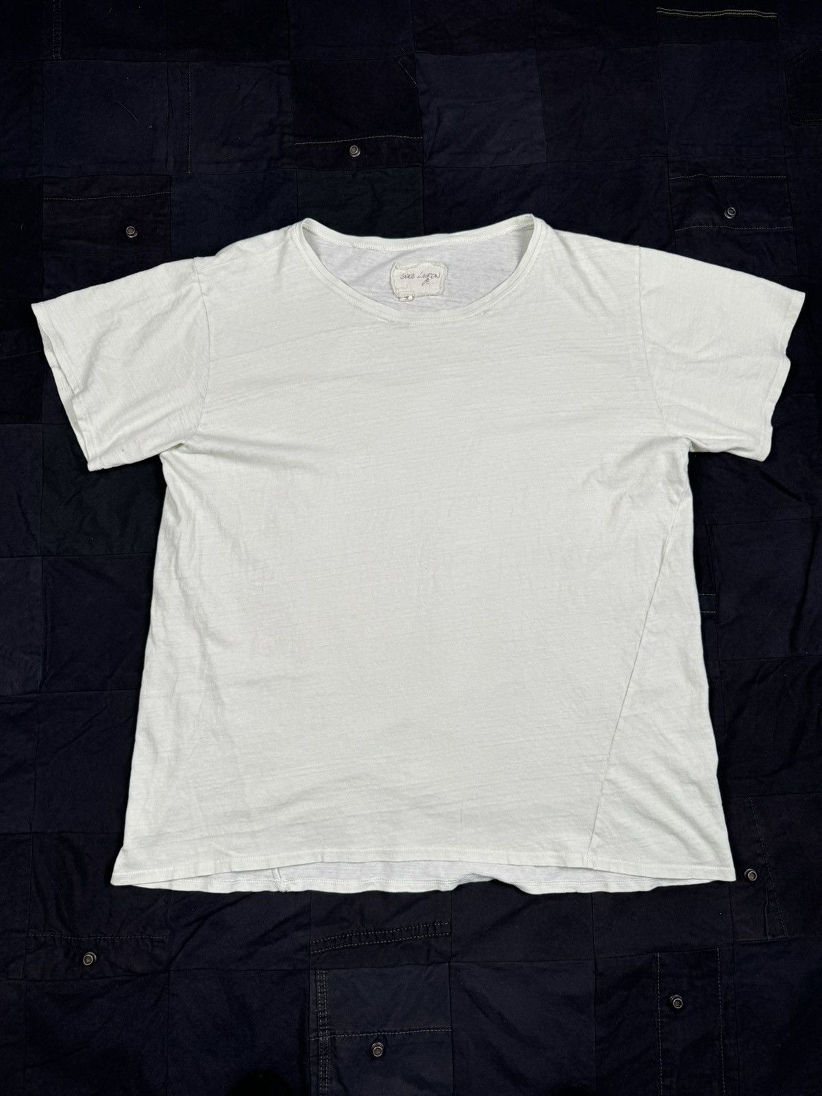 image of Greg Lauren Mint Tee in Green, Men's (Size Large)