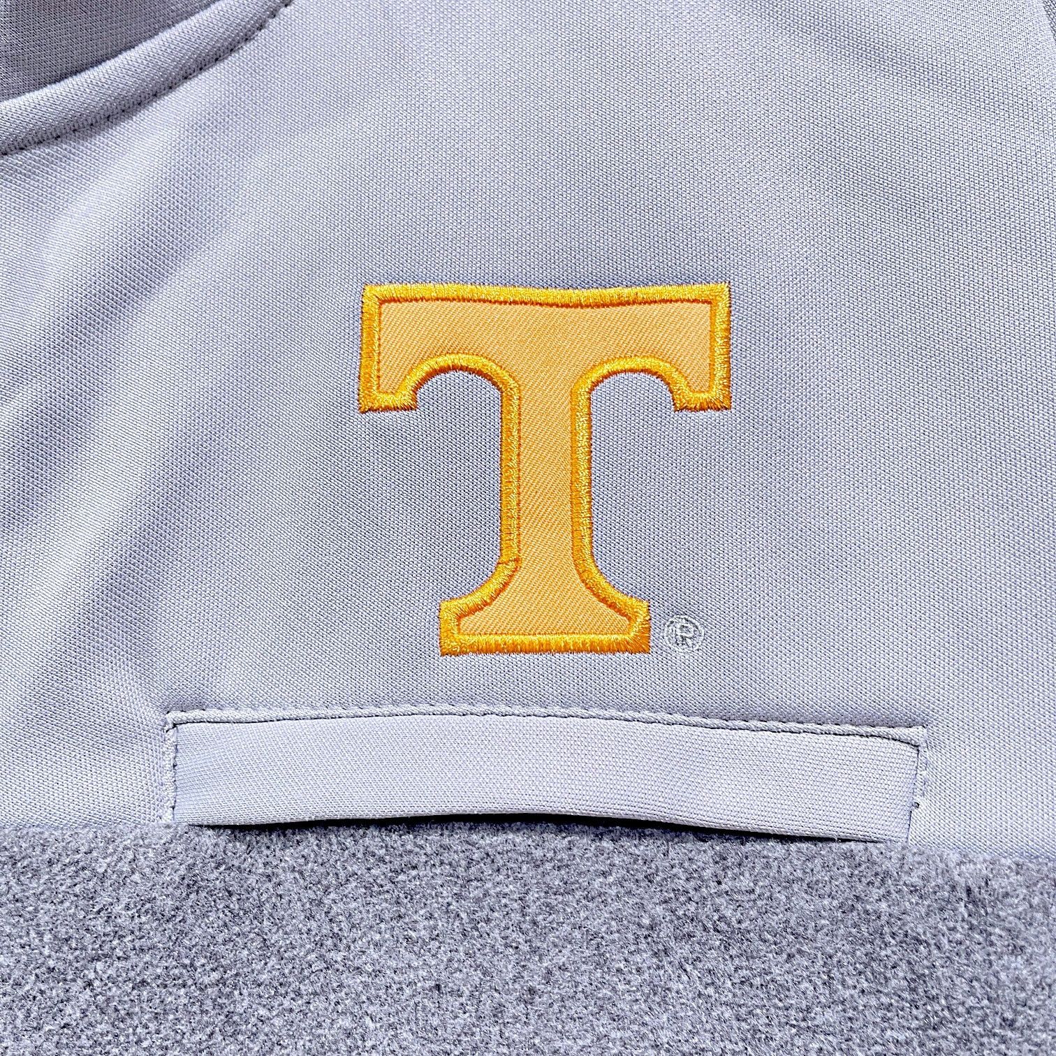 Colosseum Athletics Tennessee Volunteers Full Zip Fleece Jacket Gray Mens XL Size US XL / EU 56 / 4 - 3 Thumbnail