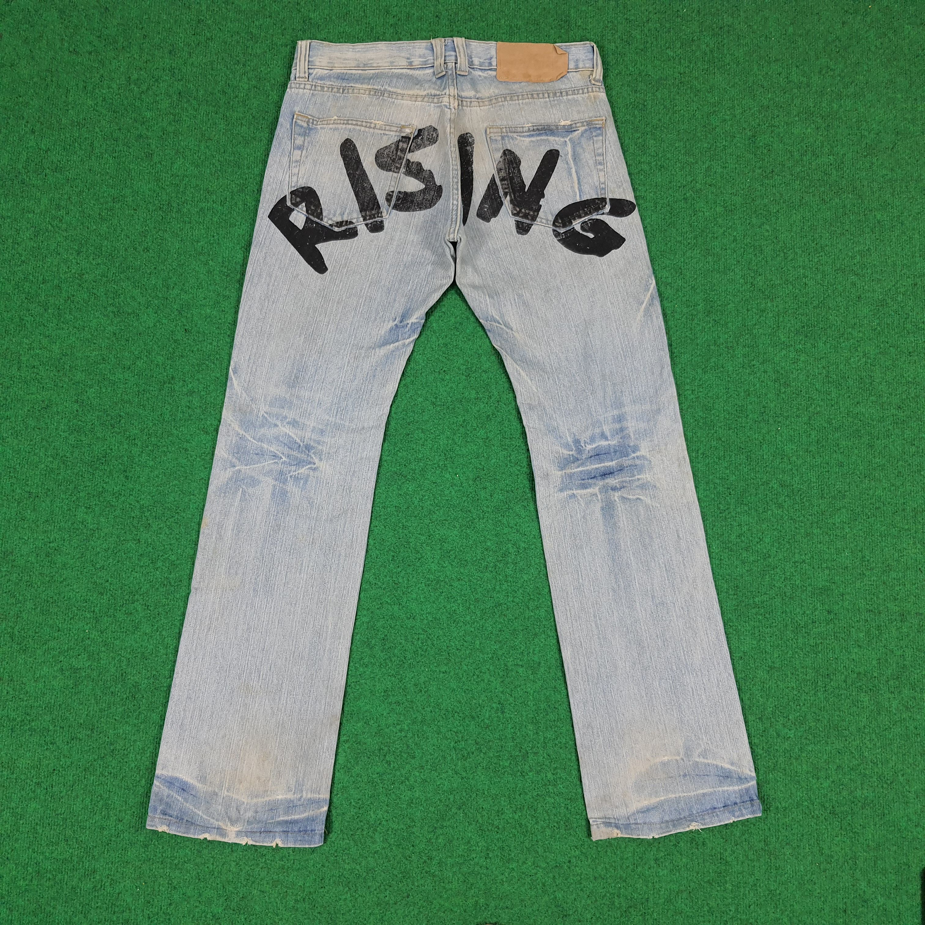 Japanese Brand Vintage Point Loma Art Design Distressed Style Jeans Size US 32 / EU 48 - 6 Thumbnail