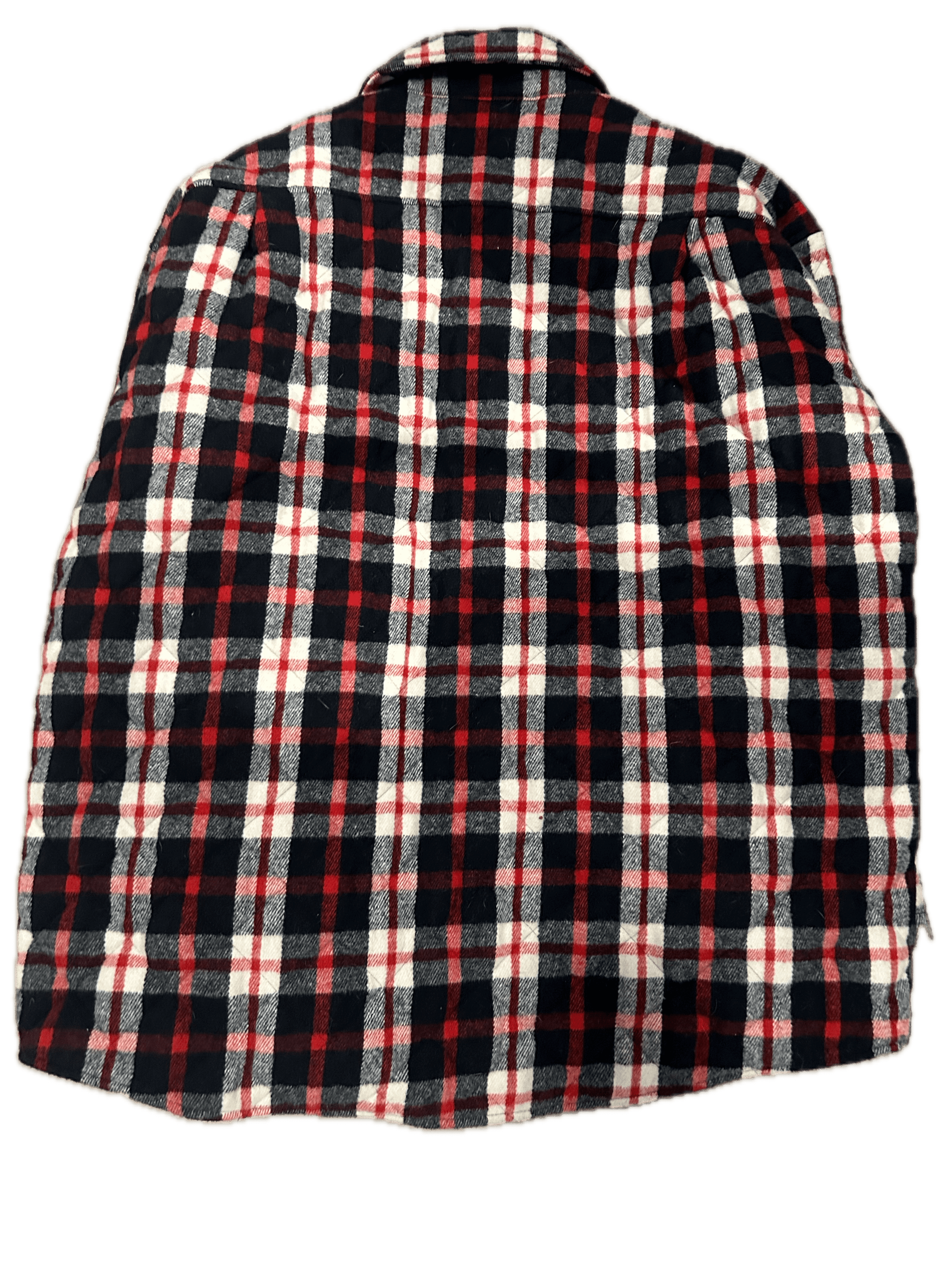 Balenciaga Balenciaga Oversized Quilted Checked Cotton-Flannel Coat Red Size US M / EU 48-50 / 2 - 8 Thumbnail