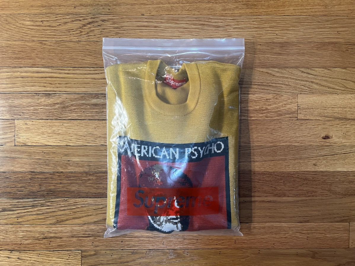Other Supreme American Psycho Sweater FW23 Yellow Size US S / EU 44-46 / 1 - 5 Thumbnail