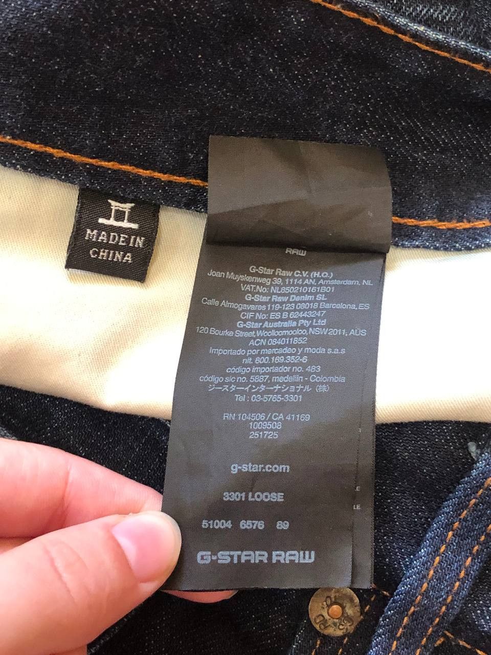 G-Star G STAR 3301 LOOSE FIT Vintage Wash Jeans W38 L32 Size US 38 / EU 54 - 4 Thumbnail