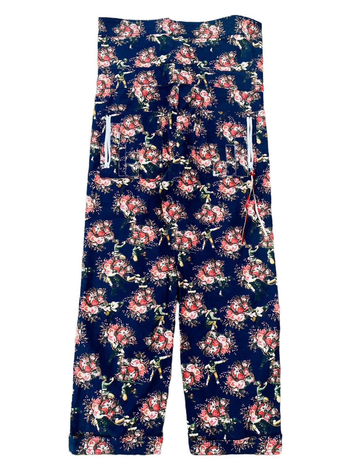 image of Around 2010 Phenomenon X Dress Camp Infantry Floral Jumpsuit in Blue, Men's (Size 31)