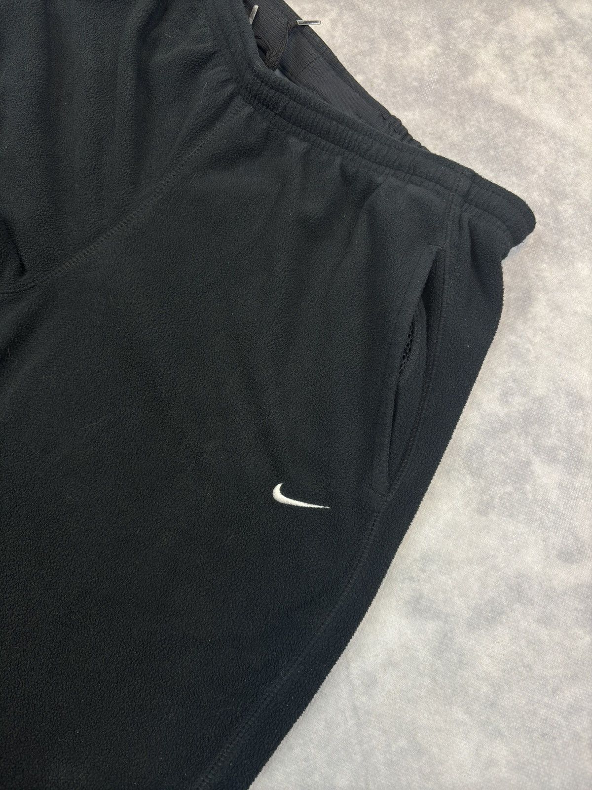 Nike Nike Vintage Drill Track Pants Black Fleece therma fit 90s Size US 32 / EU 48 - 3 Thumbnail