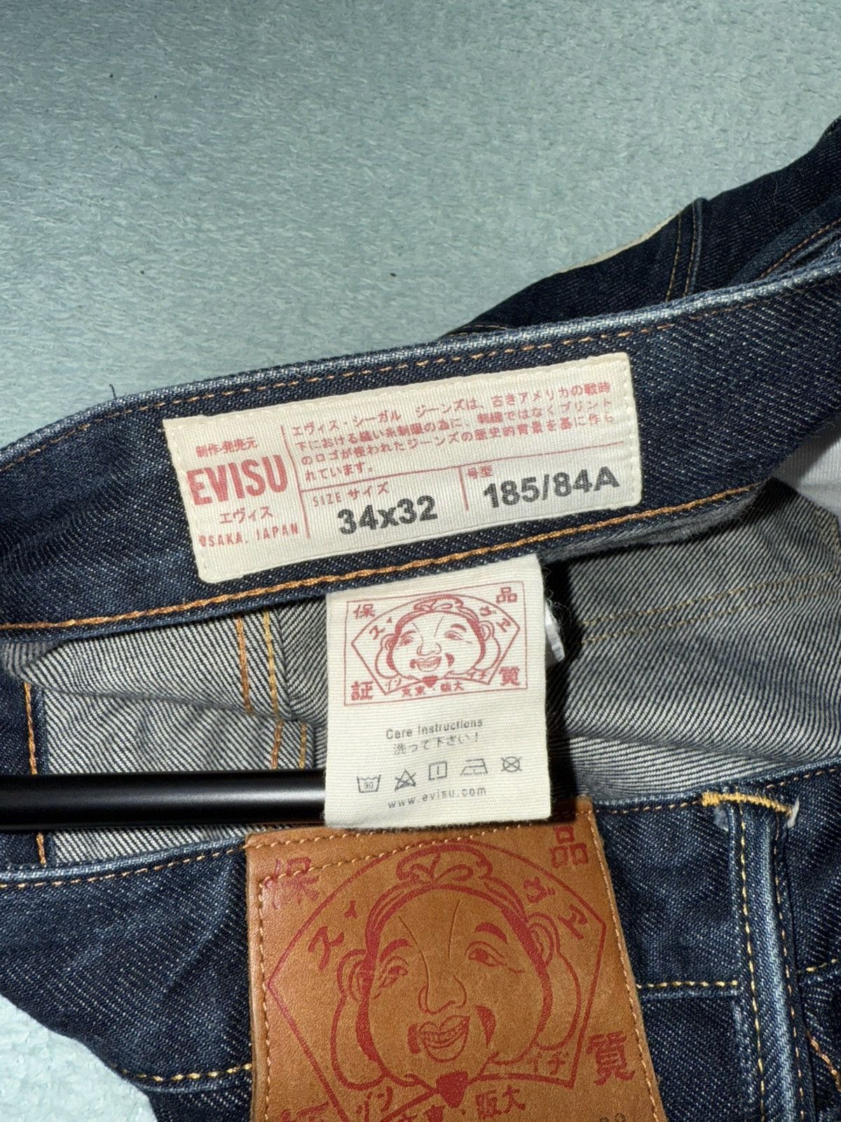 Evisu Rare Evisu Navy Selvedge Denim Jeans Multipocket Japanese Size US 34 / EU 50 - 18 Thumbnail