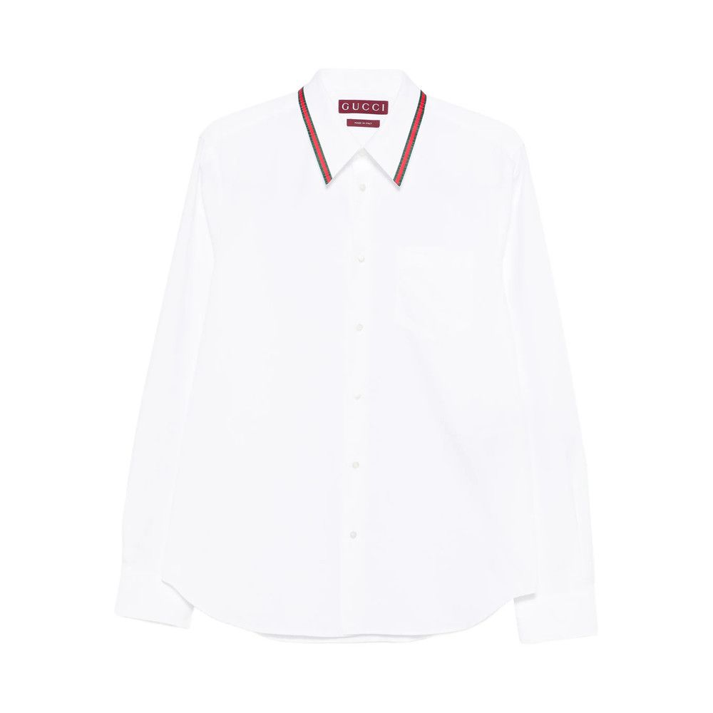 Gucci Gucci WHITE Shirts Size US L / EU 52-54 / 3 - 1 Thumbnail