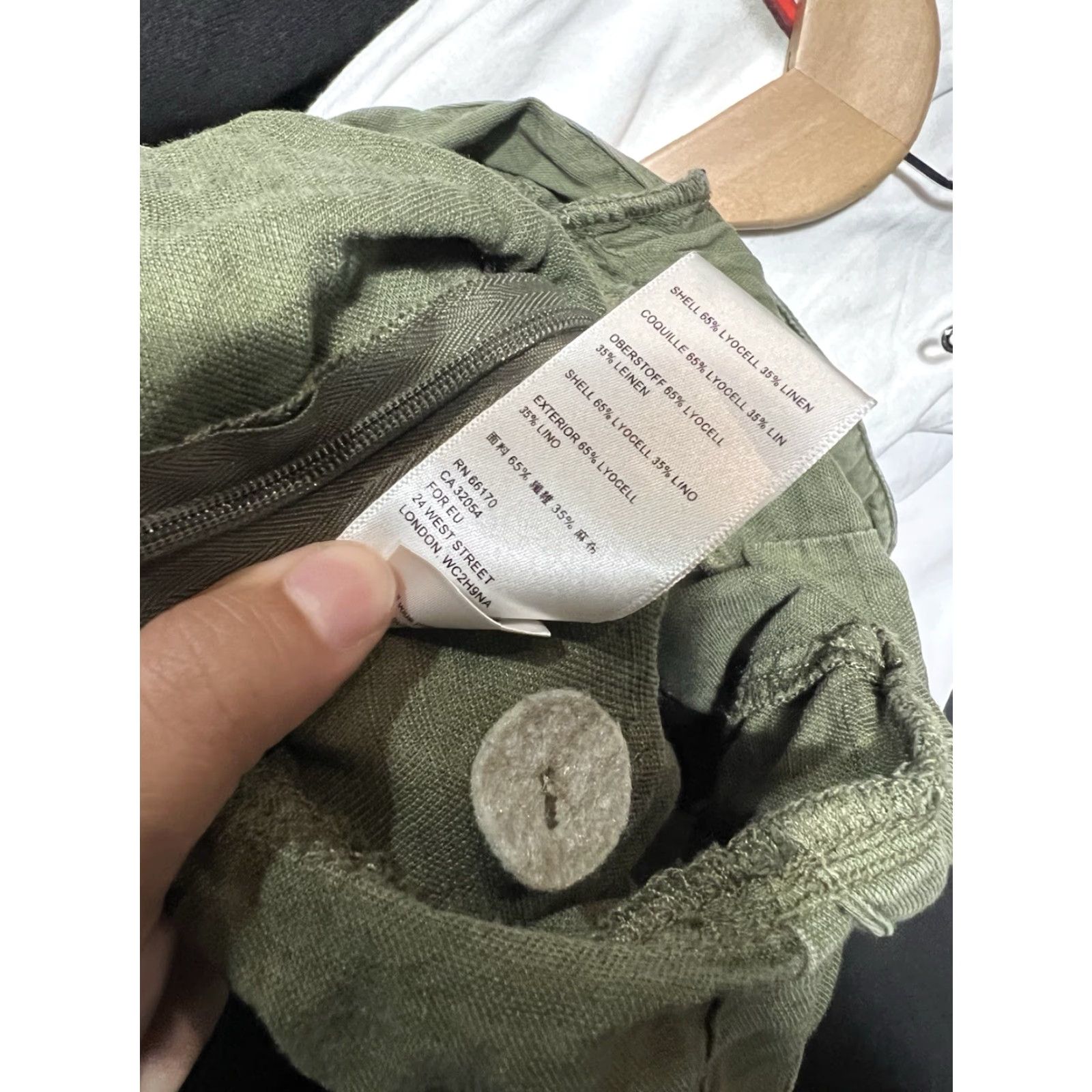 Anthropologie Anthropologie Asha Bib Front Crop Utility Overalls Sage Green Size S One-Piece Women Crop Wide-Leg Casual Spring Summer Utility Overalls Mens? Wait. Size 28" / US 6 / IT 42 - 4 Thumbnail
