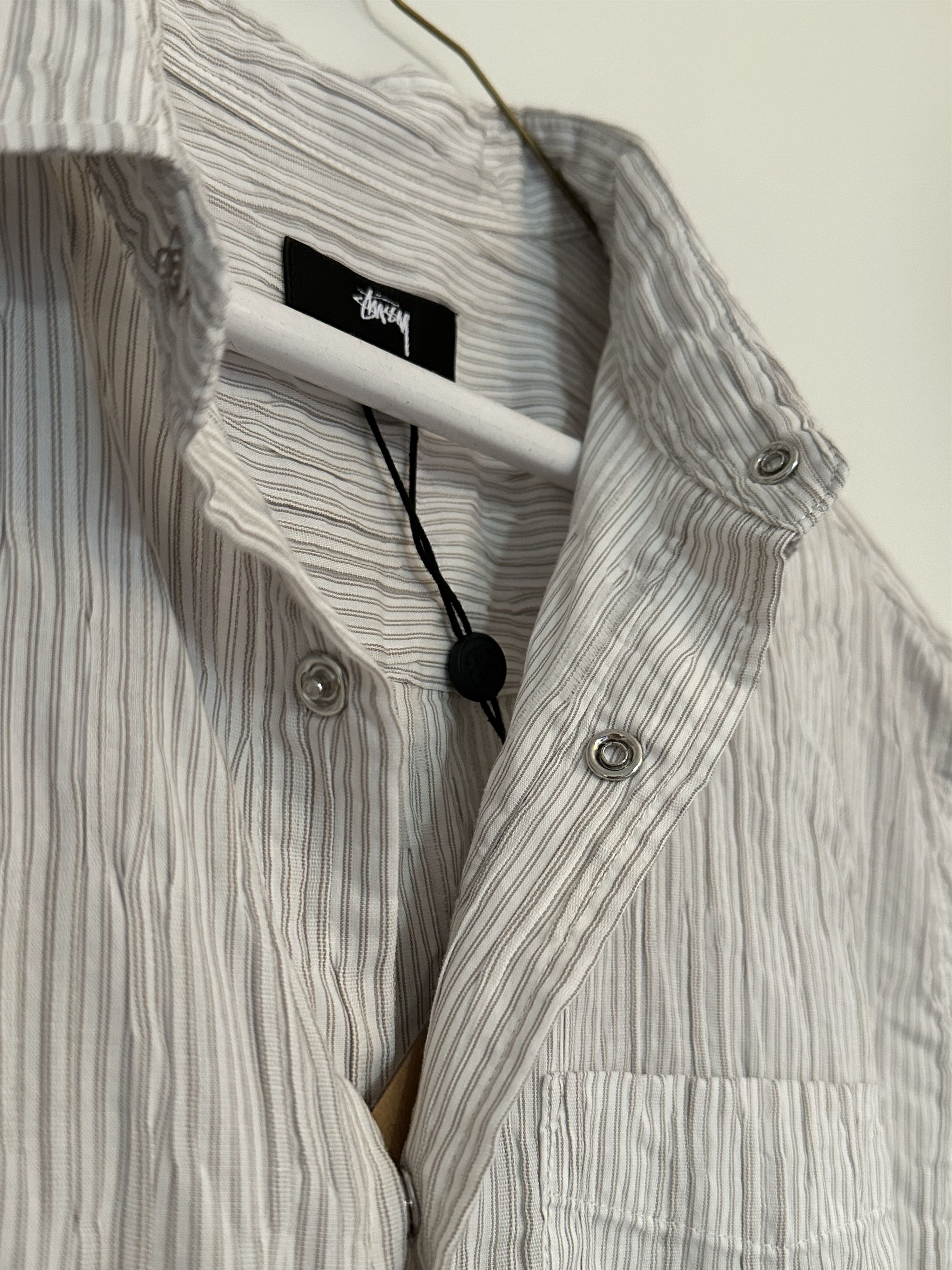 Stussy Stussy Wavy Striped Shirt - Natural Size US S / EU 44-46 / 1 - 5 Thumbnail
