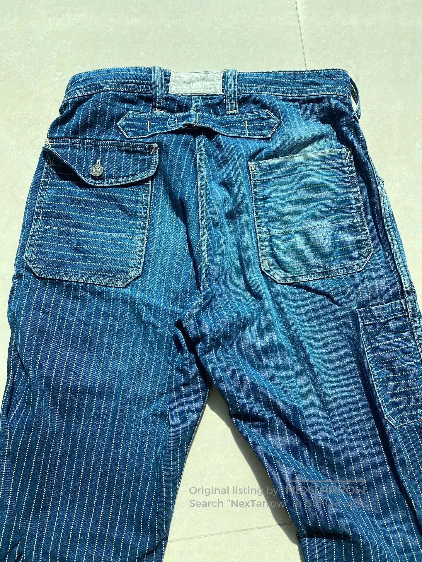 Freewheelers longshoreman bootleggers denim pants for men. Size US 30 / EU 46 - 4 Thumbnail