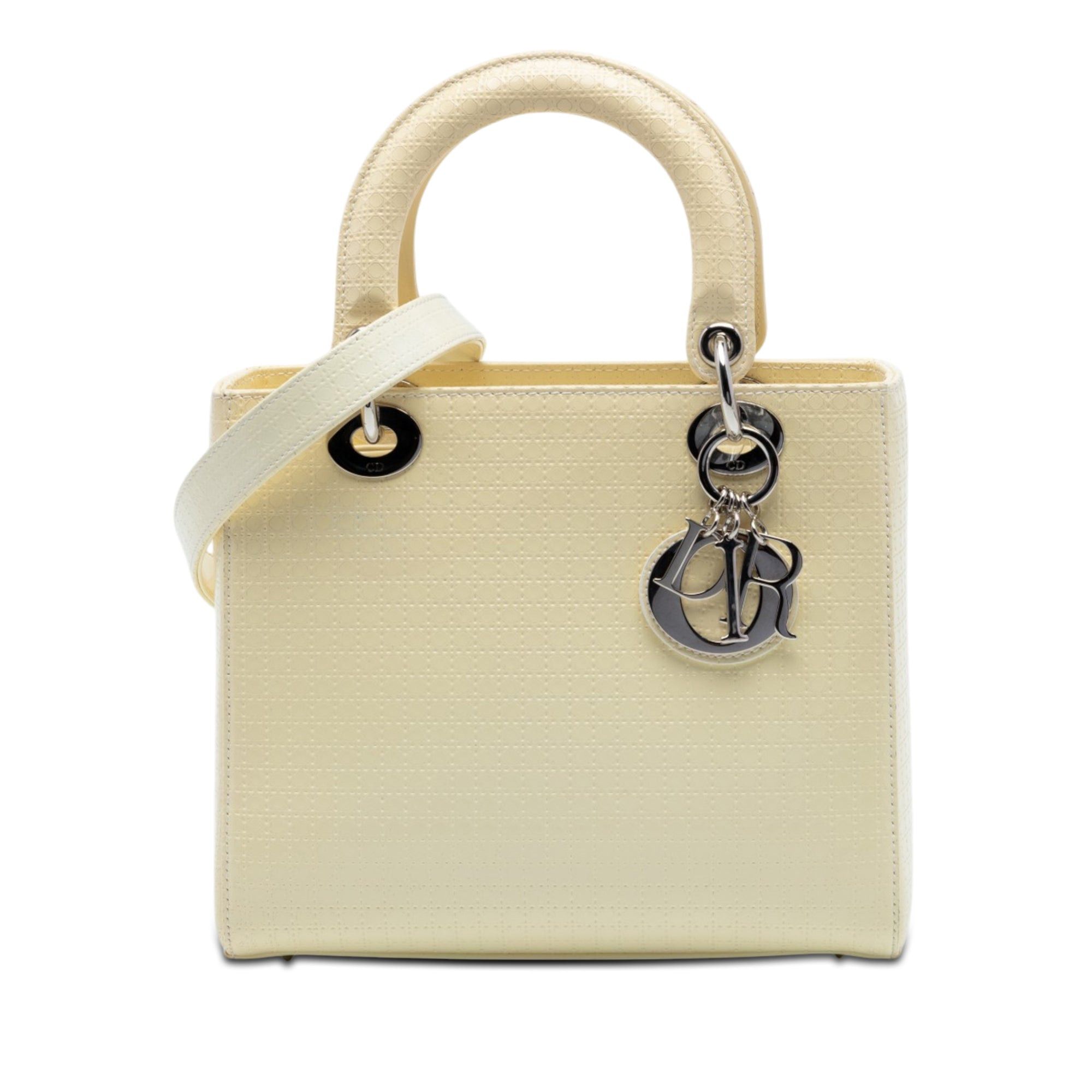 Dior Medium Patent Microcannage Lady Dior Size ONE SIZE - 1 Thumbnail