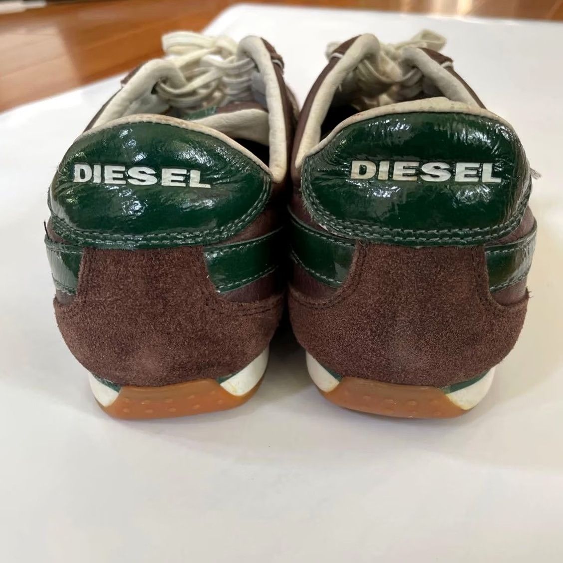Diesel VINTAGE Diesel Men 9.0US Suede Material Brown Sneakers Luxury Casual Stylish 90s 00s Mens Size US 9 / EU 42 - 6 Thumbnail