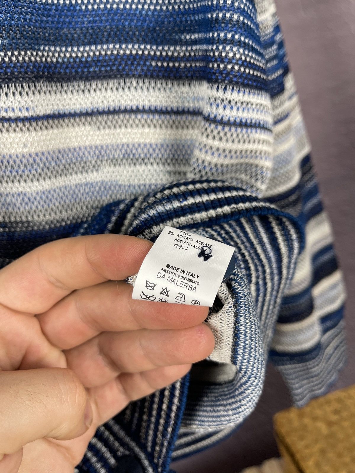 Missoni Missoni Sport cotton linen multicoloured cardigan sweater Size US XL / EU 56 / 4 - 12 Thumbnail