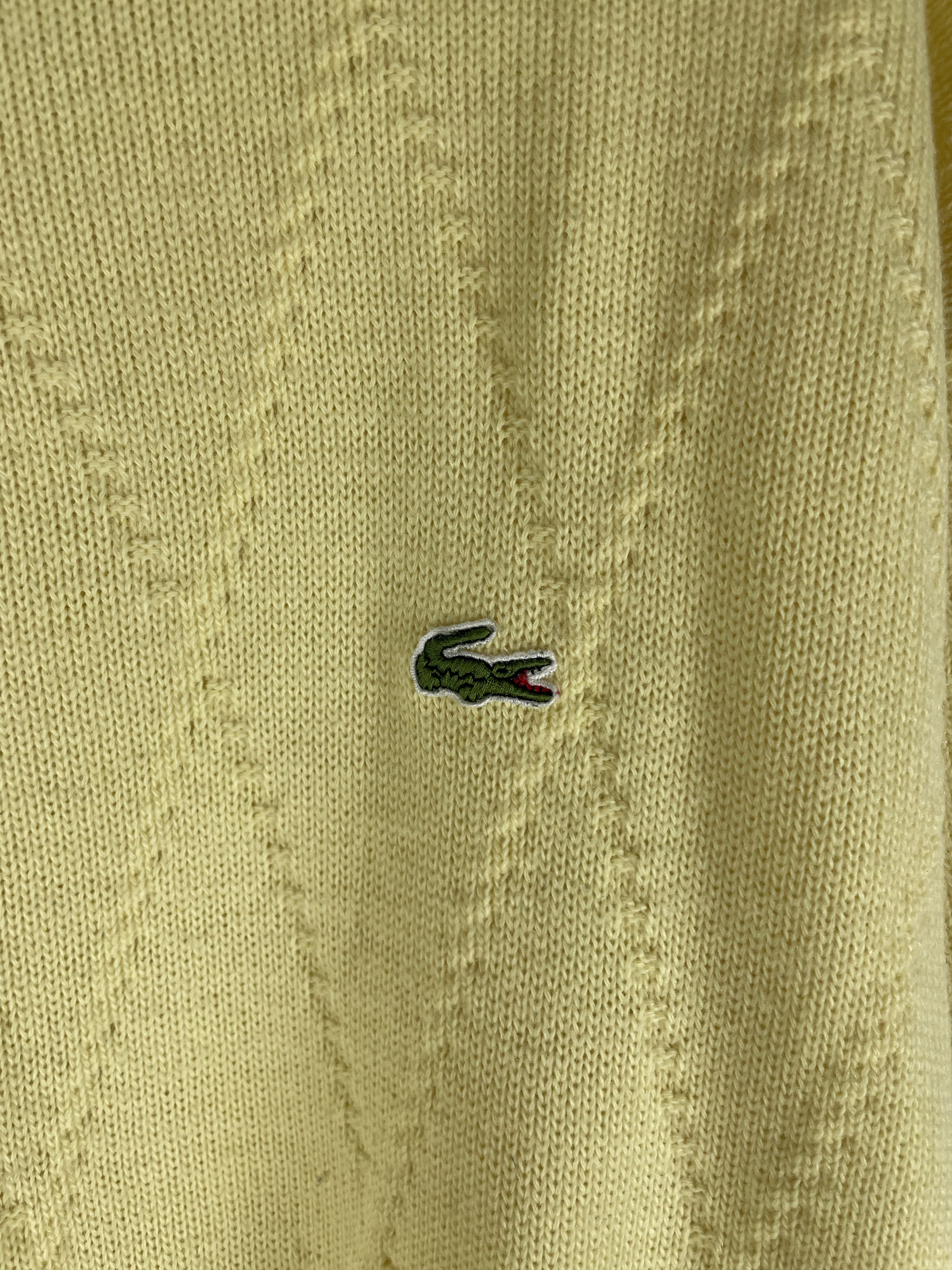 Lacoste Lacoste Vintage Check Knit Sweater Size US XL / EU 56 / 4 - 6 Thumbnail