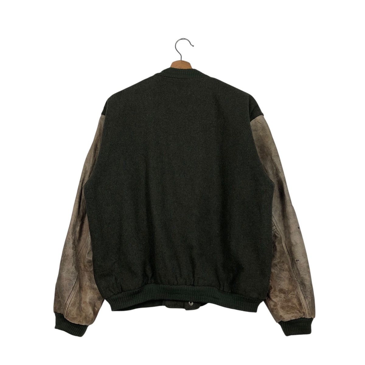 Japanese Brand 📌Vintage Leather Bomber Jacket The Market Issey Miyake Size US L / EU 52-54 / 3 - 9 Thumbnail