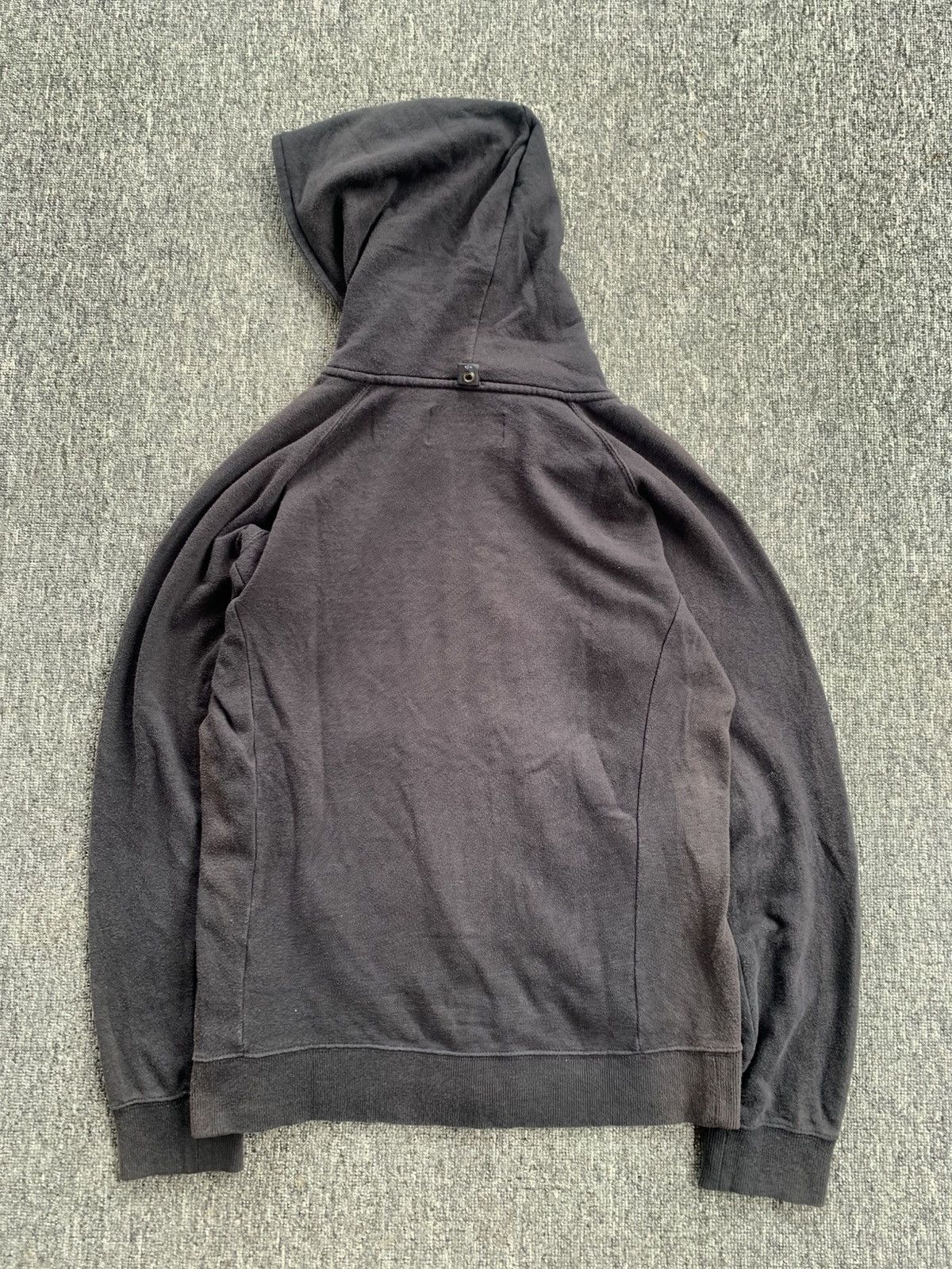 wjk WJK Japanese Sunfaded Distressed Black Jacket Hoodie Size M / US 6-8 / IT 42-44 - 4 Thumbnail
