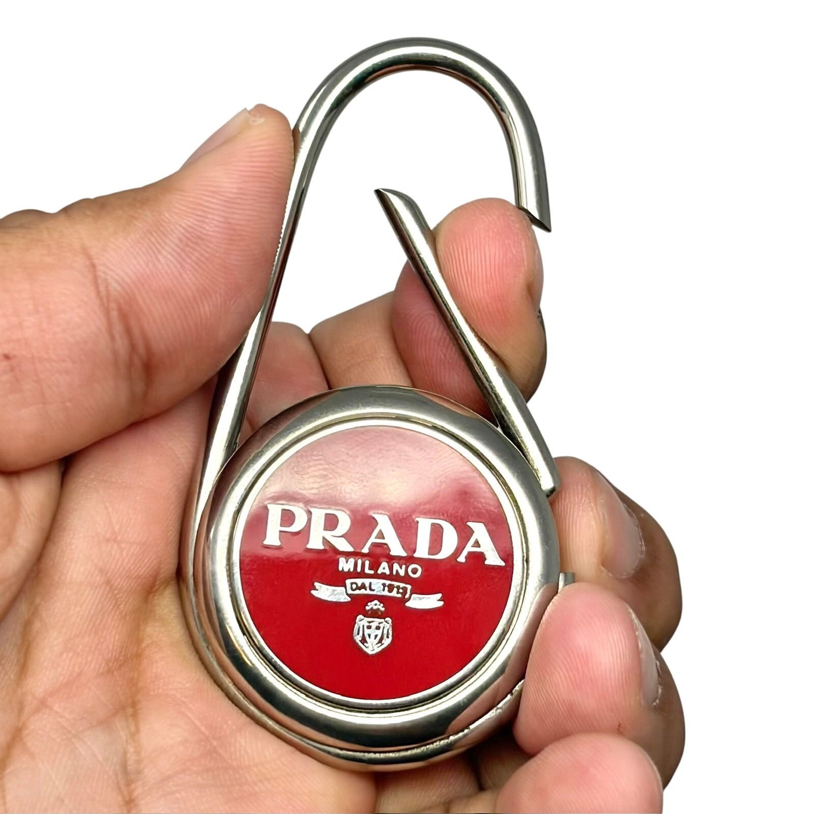 Prada Prada Vintage Metal Keyring Size ONE SIZE - 2 Thumbnail