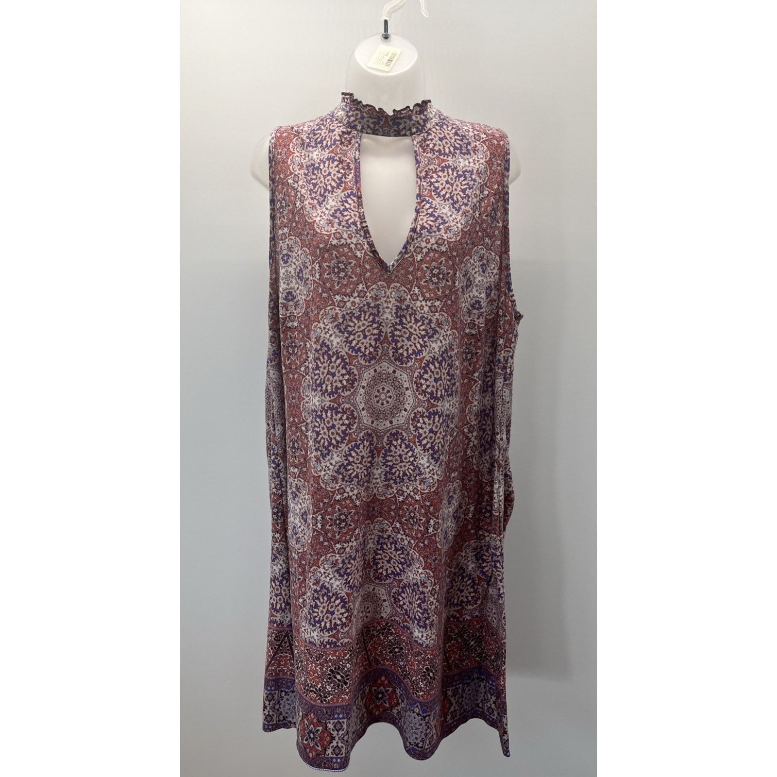 Other Speechless Women's Multi Color Geometric Short Dress Size 2X Size XXL / US 16-18 / IT 52-54 - 1 Thumbnail