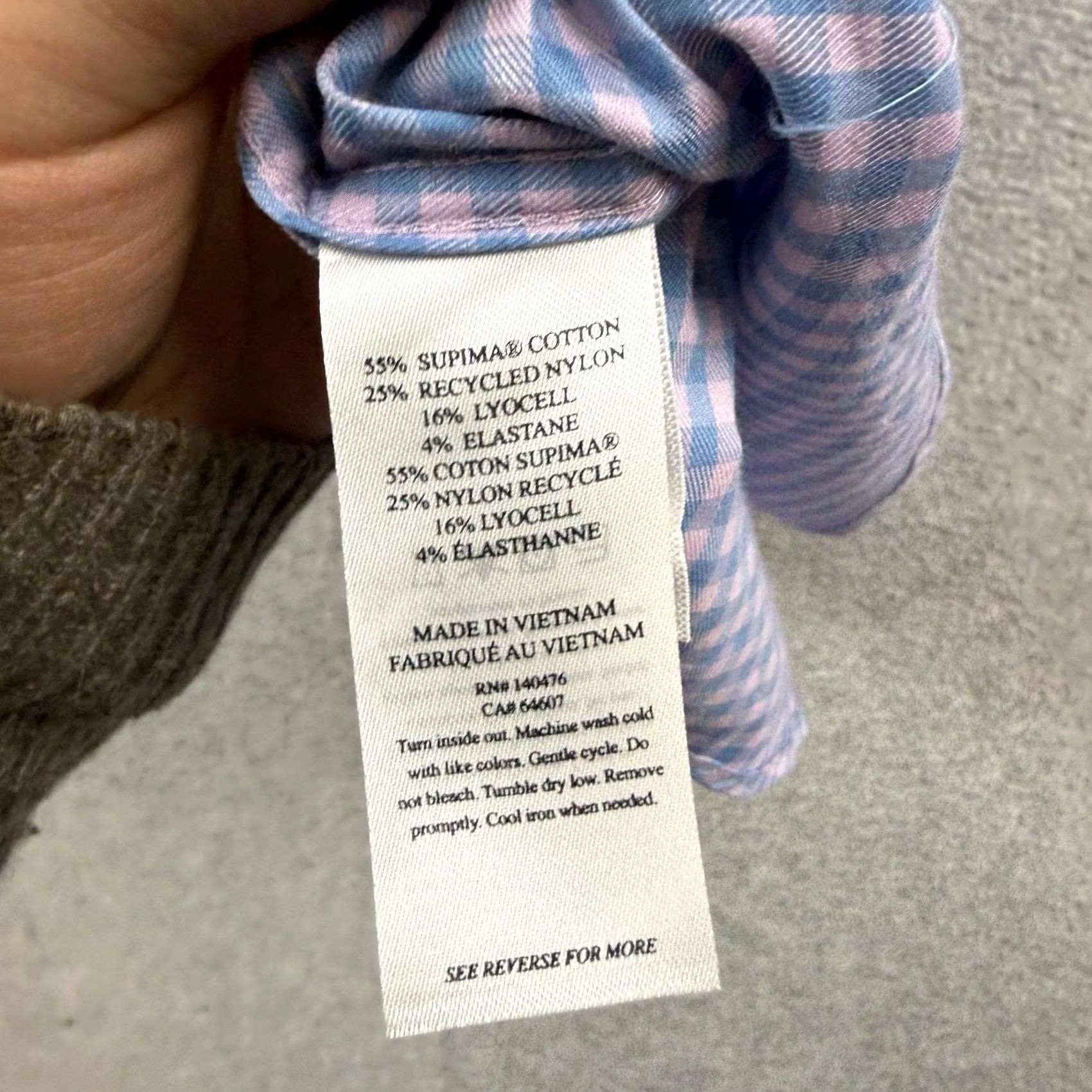 Faherty Faherty Movement Shirt Mens Medium Pink Blue Gingham Button Down Size US M / EU 48-50 / 2 - 6 Thumbnail