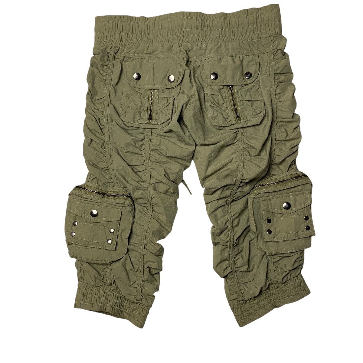 PPFM 2000's Avira Pink Bondage Cargo Multipocket Shorts Size US 29 - 2 Thumbnail