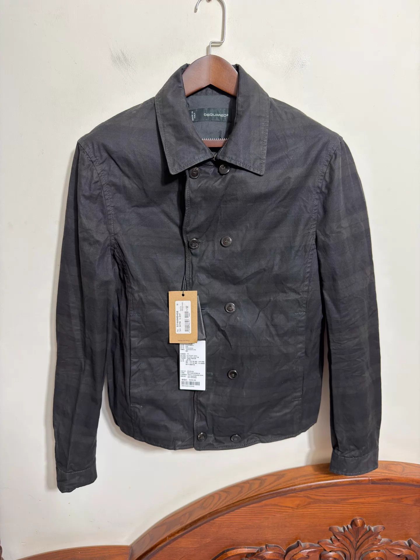 Dsquared2 D2 Coated Shaped Jacket 52 EU Size US L / EU 52-54 / 3 - 1 Thumbnail