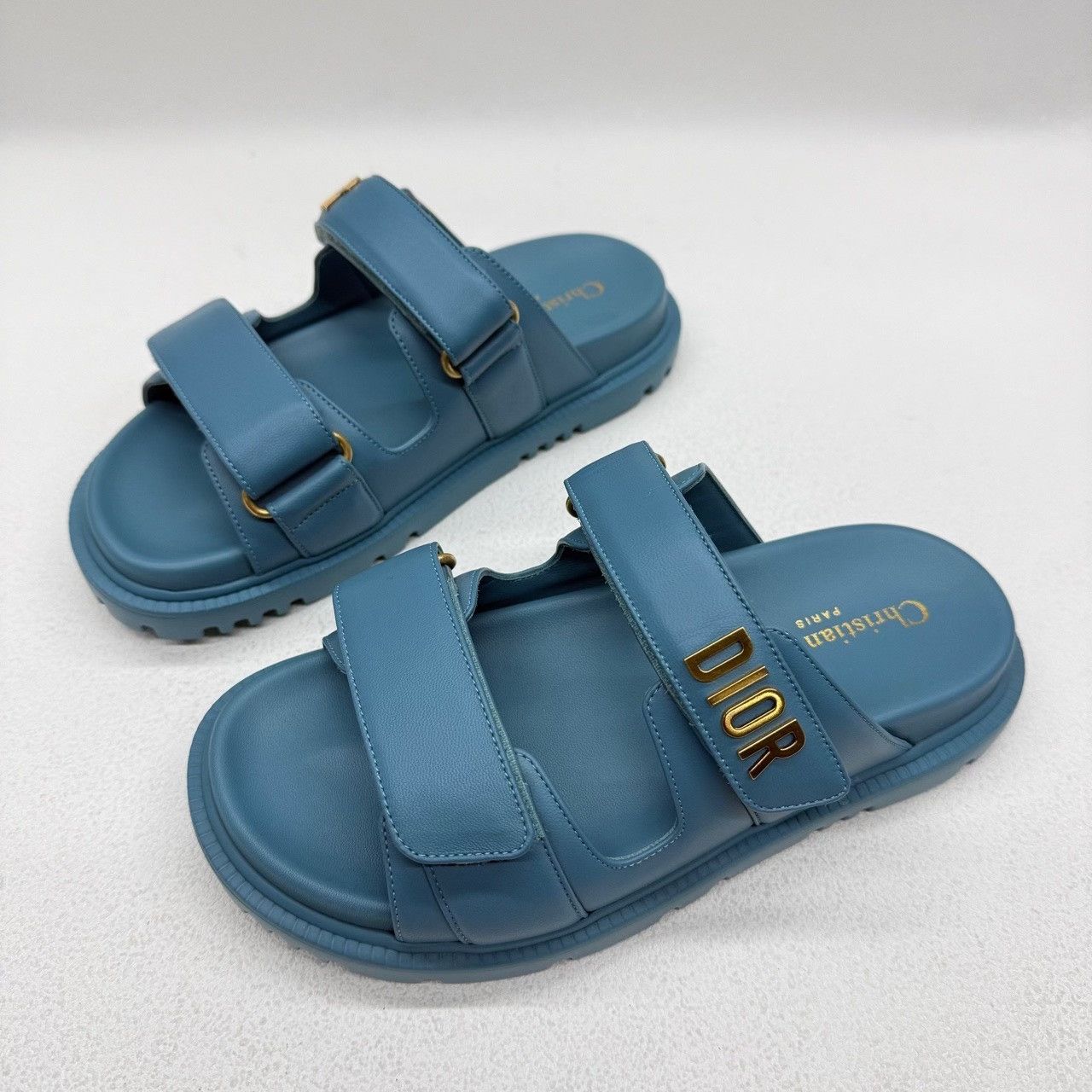 Dior Dior Blue Sandals us_5 Women Size US 5 / IT 35 - 1 Thumbnail