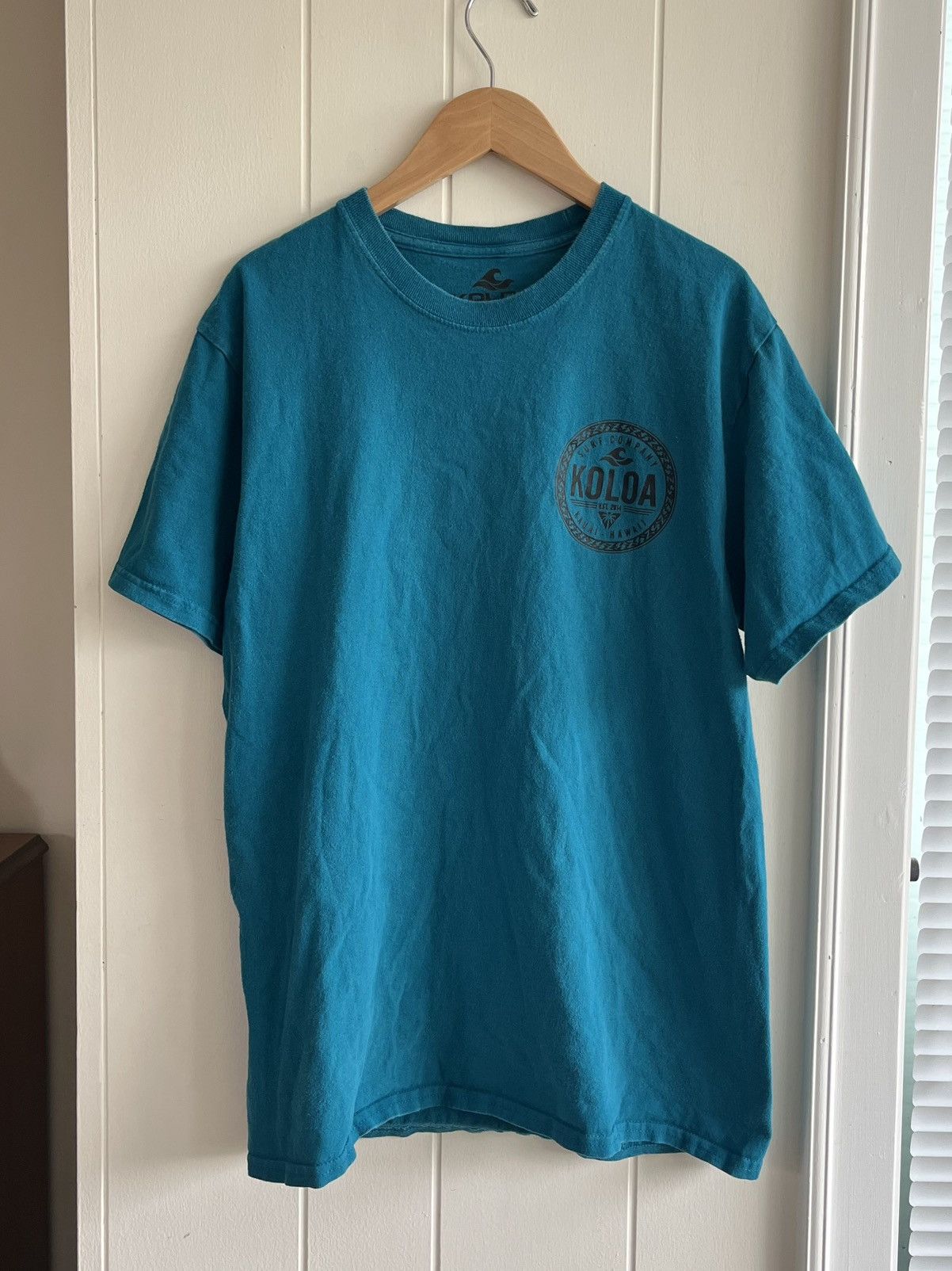 Stussy Koloa Surf Teal 100% Cotton Tee Size US M / EU 48-50 / 2 - 1 Thumbnail