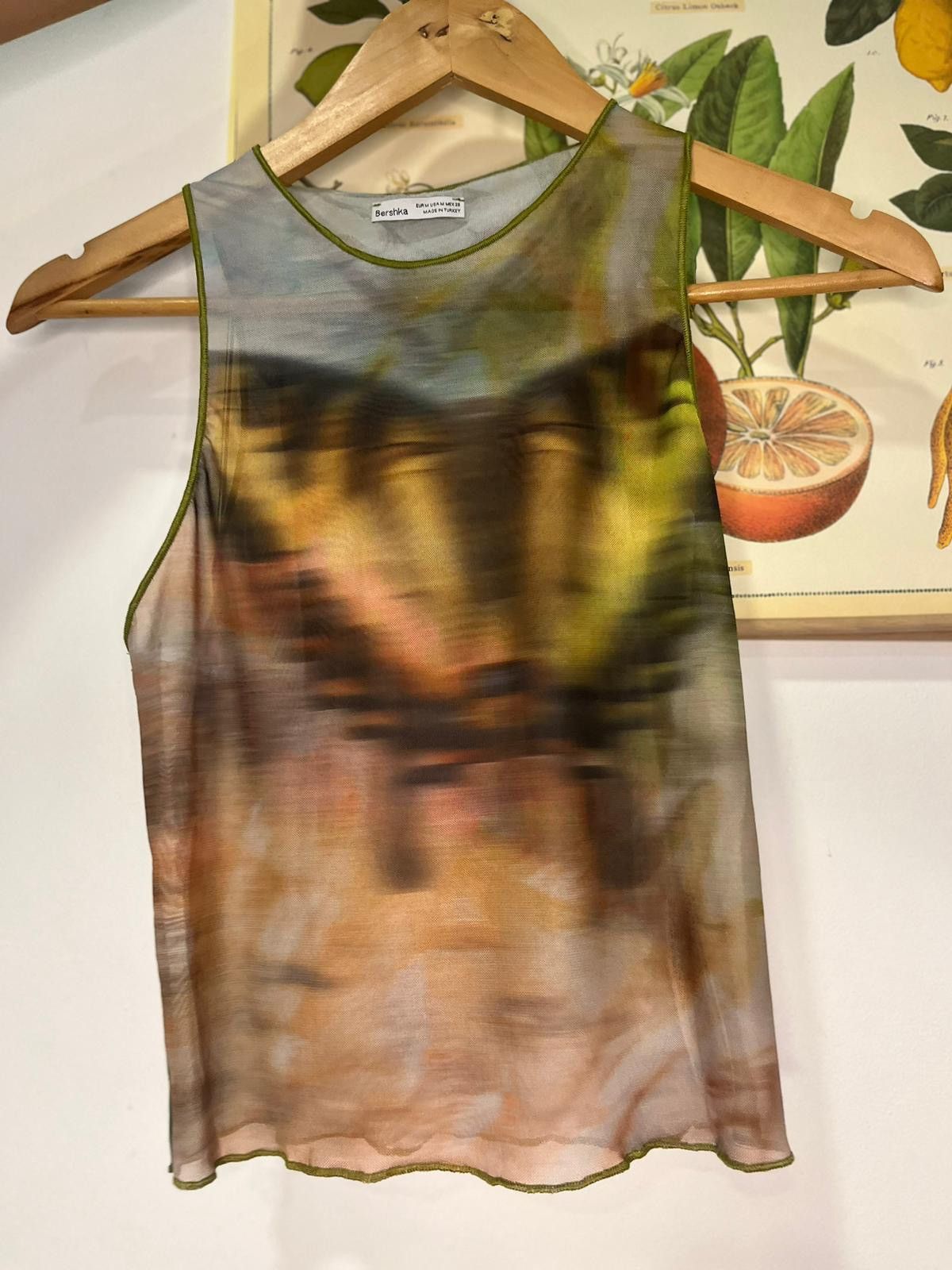 Bershka Semi-sheer mesh tank top Size S / US 4 / IT 40 - 4 Thumbnail