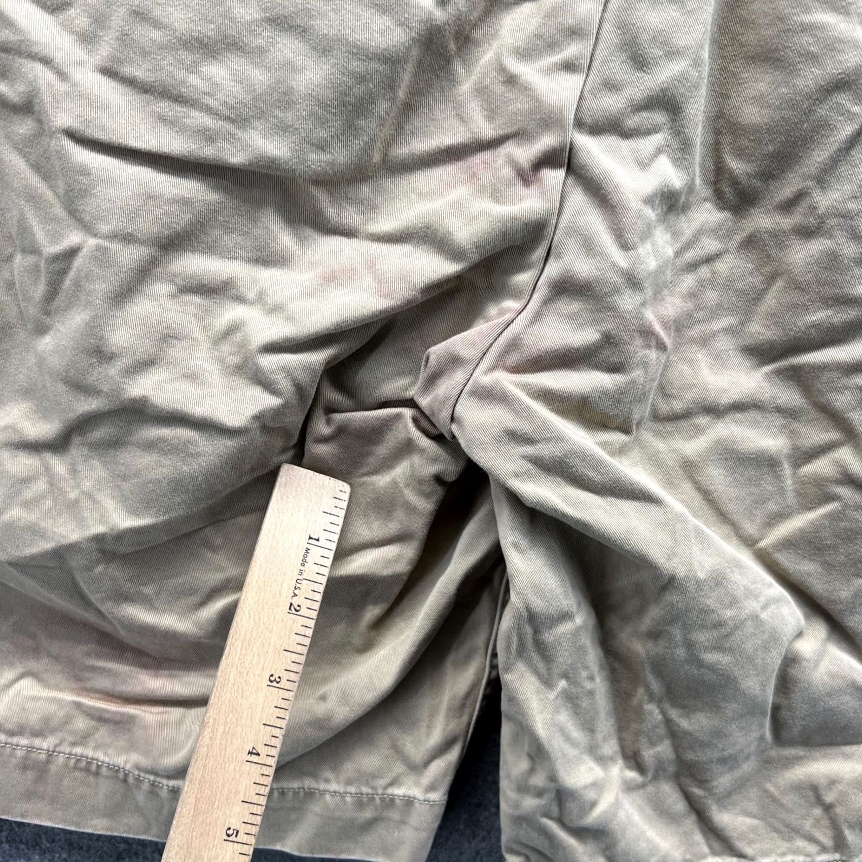 Polo Ralph Lauren Polo Ralph Lauren Shorts Men 36 Khaki Chino Flat Front Relaxed Cotton Tan Vintage No Size US M / EU 48-50 / 2 - 5 Thumbnail