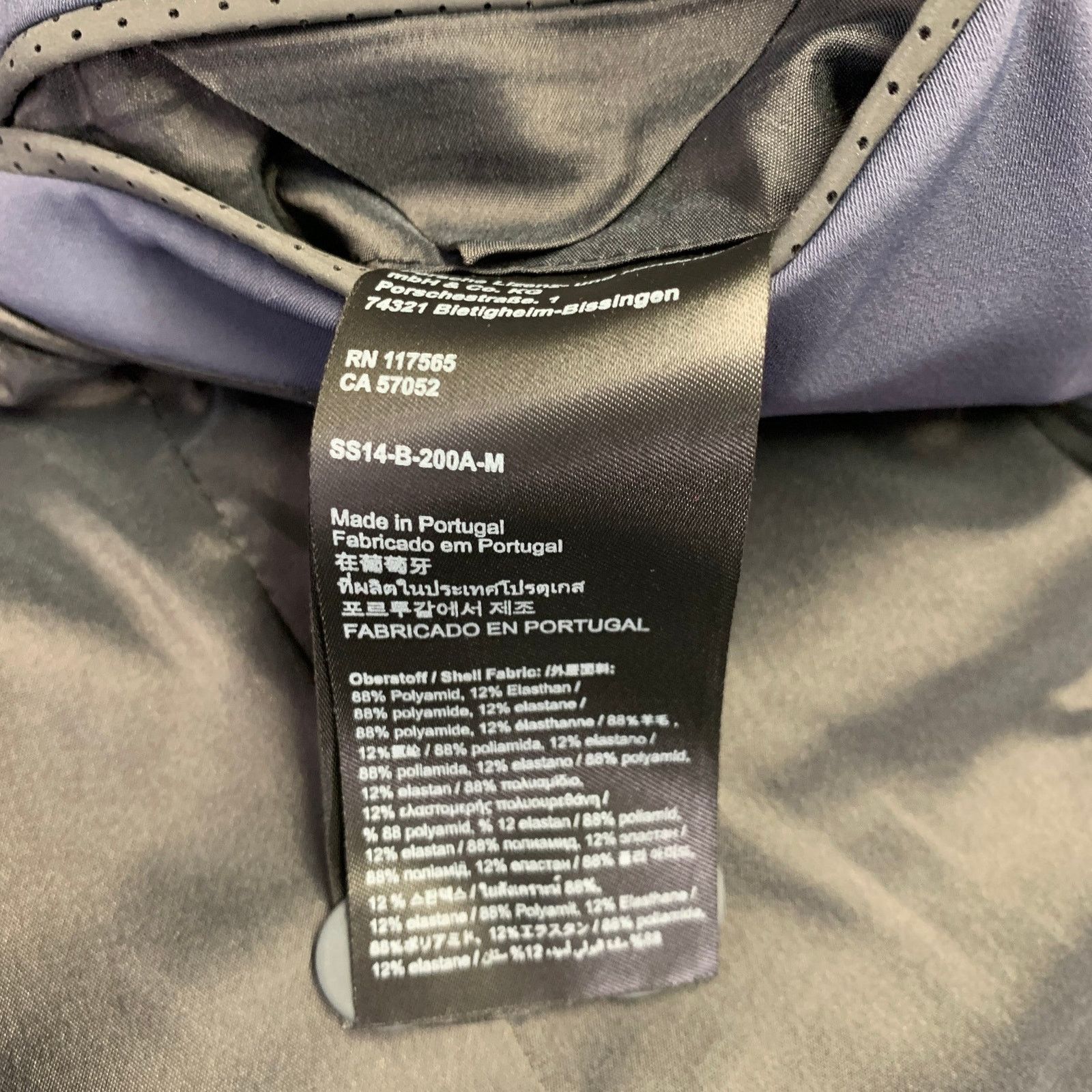 Porsche Design PORSCHE DESIGN Size 38 Navy Polyamide Blend Sport Coat Size 38R - 7 Thumbnail
