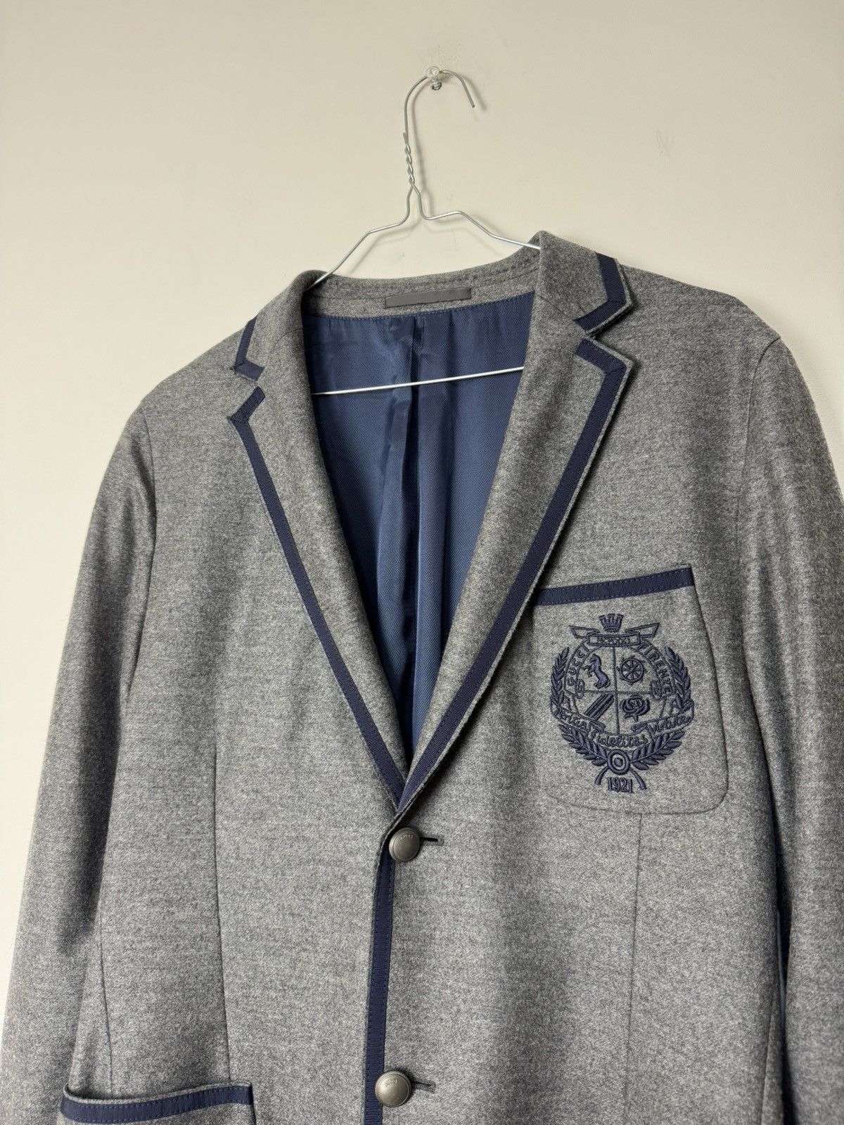 Gucci Gucci Raw Cut Light Jersey Logo Crest Blazer Luxury RRP 4$K+ Size 50R - 5 Thumbnail