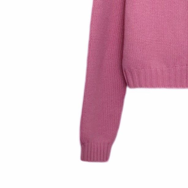 Miu Miu Miu Miu Pink Knit Cardigan with Jewel Buttons K26WX Size S / US 4 / IT 40 - 4 Thumbnail
