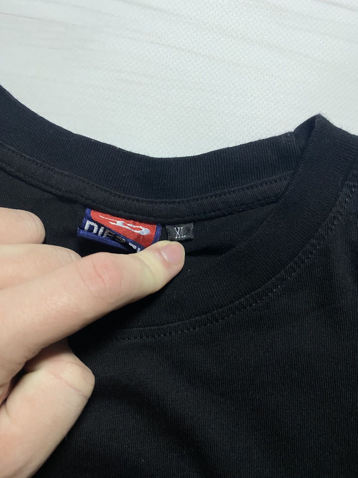 Diesel × Vintage Vintage Diesel Denim Division Big Logo Japanes Y2k T Shirt Size US XL / EU 56 / 4 - 4 Thumbnail
