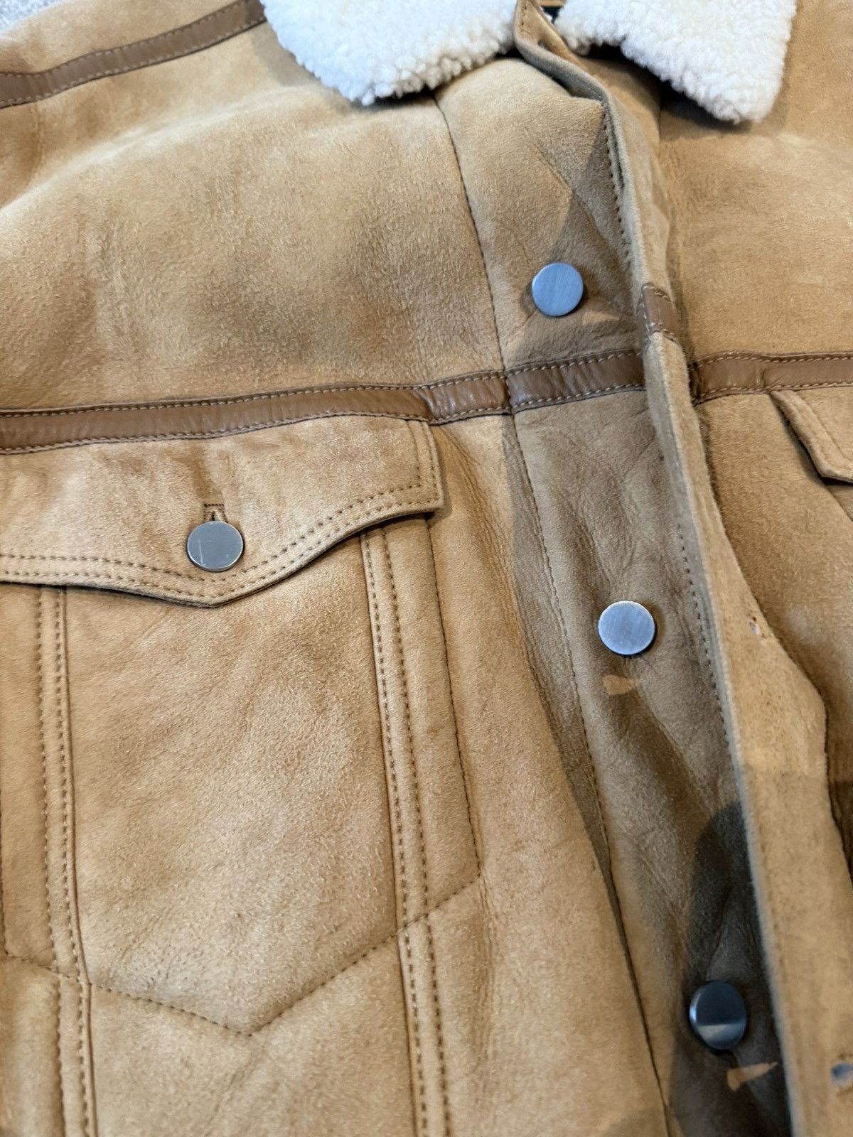 Alexander Wang Alexander Wang Shearling Trucker Khaki Medium / Large Size US M / EU 48-50 / 2 - 6 Thumbnail