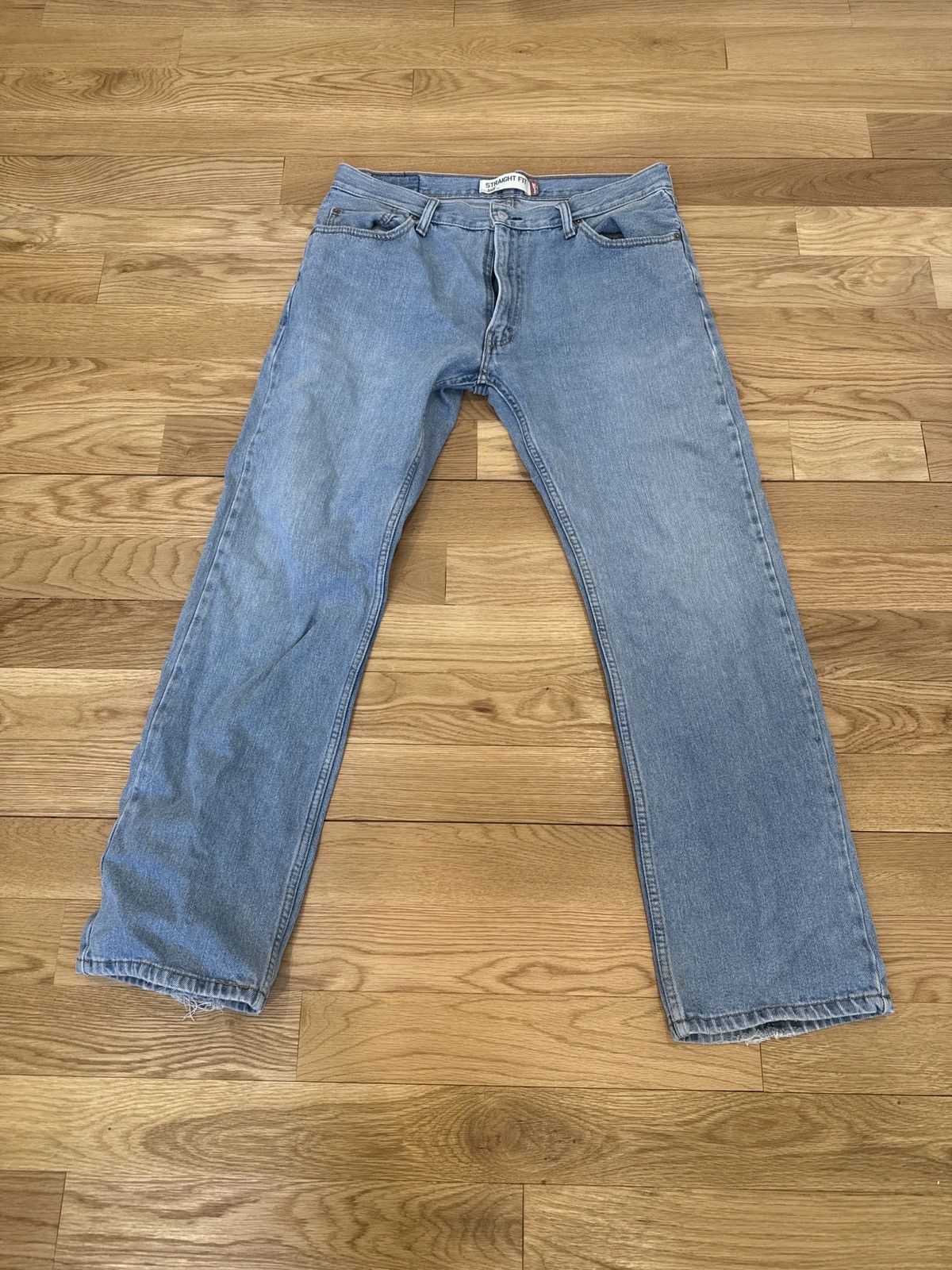Levi's Vintage Clothing Vintage Levi’s 505 Straight Fit Jeans – Light Wash – 36W 32L Size US 36 / EU 52 - 1 Thumbnail