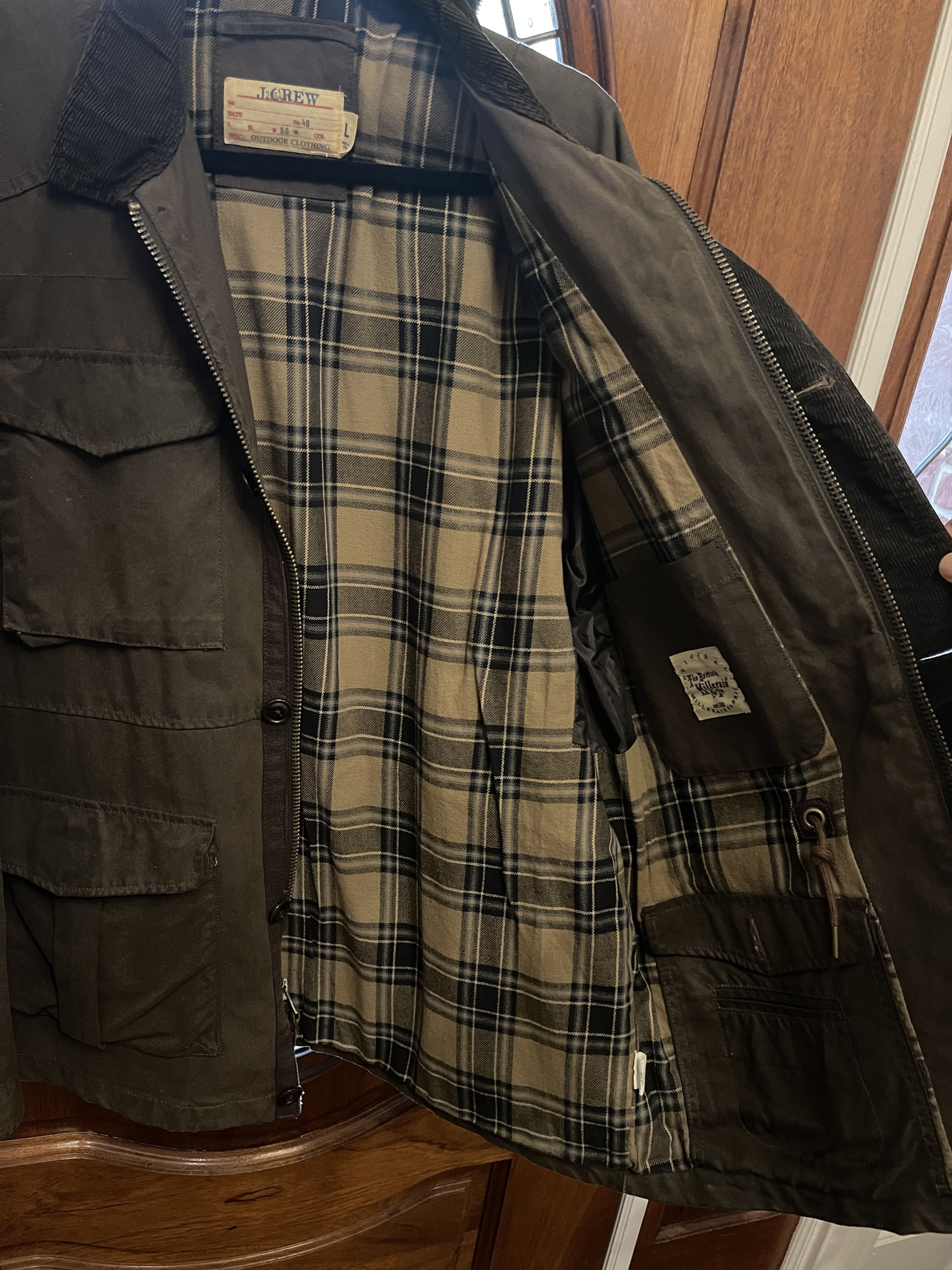 J.Crew J.Crew British Millerain Waxed Cotton Jacket Men’s Size L Size US L / EU 52-54 / 3 - 4 Thumbnail