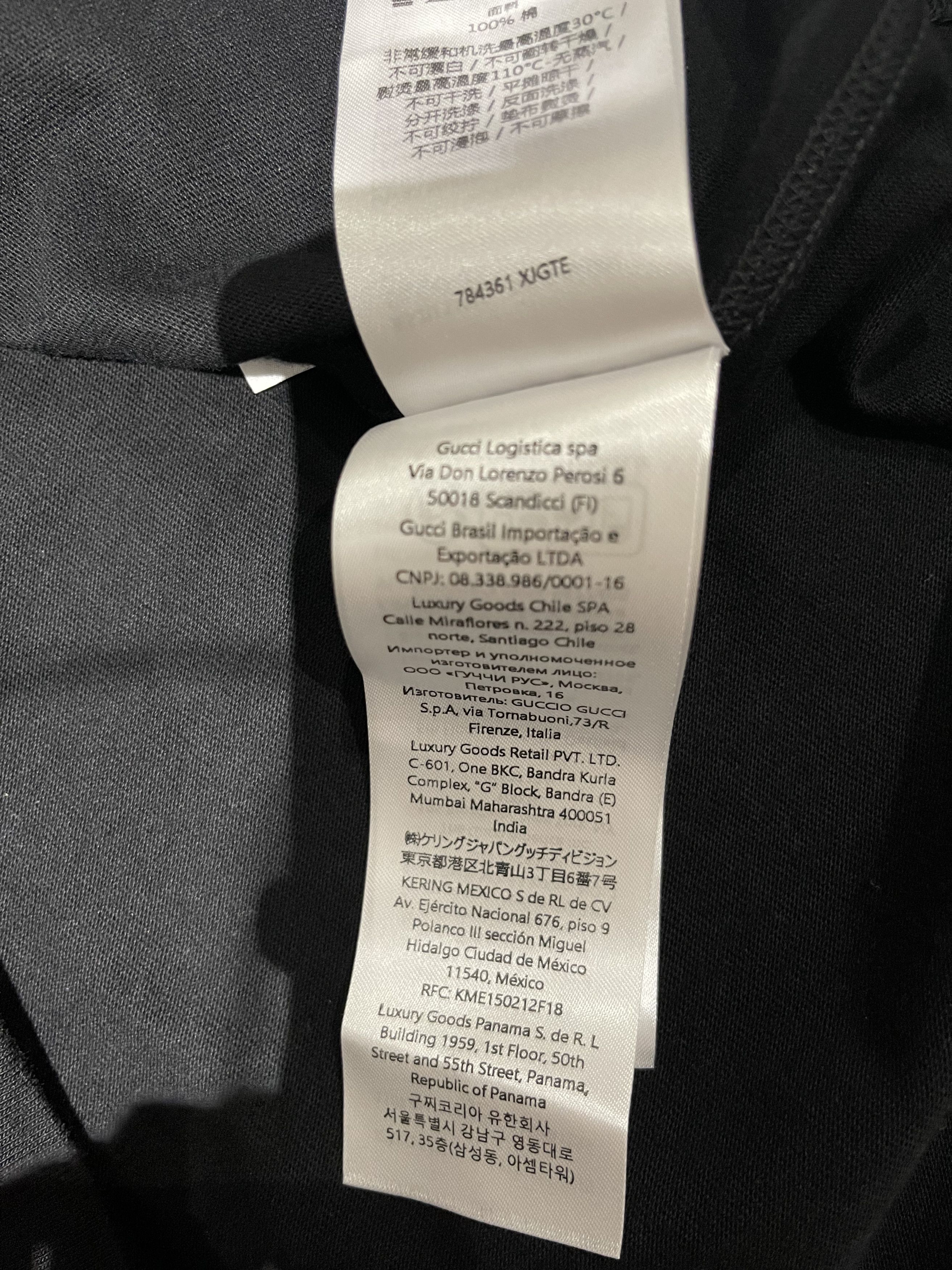 Gucci Gucci Printed Cotton Jersey T Shirt Size US XS / EU 42 / 0 - 7 Thumbnail
