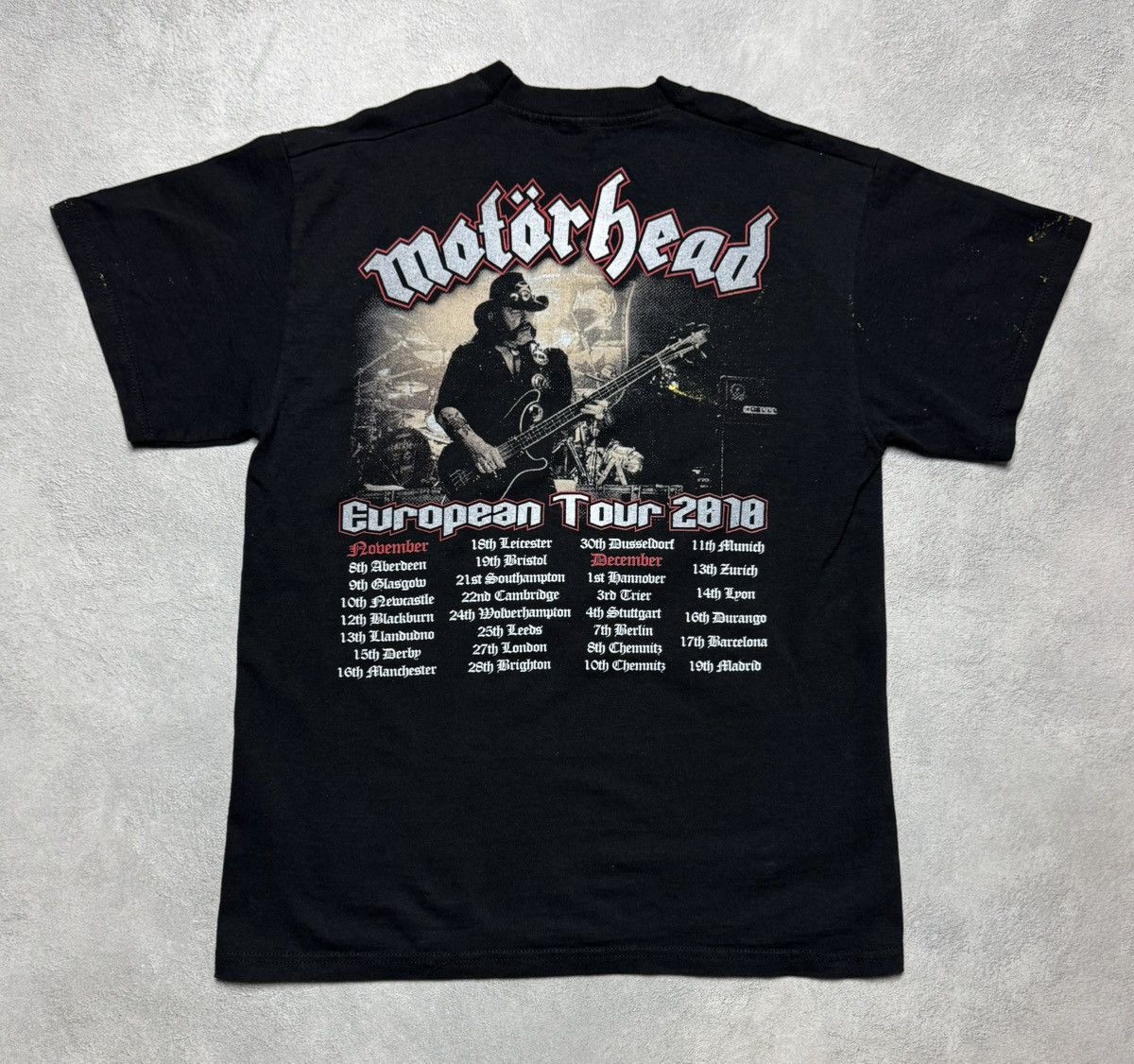 Fruit Of The Loom Motorhead European Tour 2010 Band T-Shirt Double-Sided Print Size US M / EU 48-50 / 2 - 2 Thumbnail