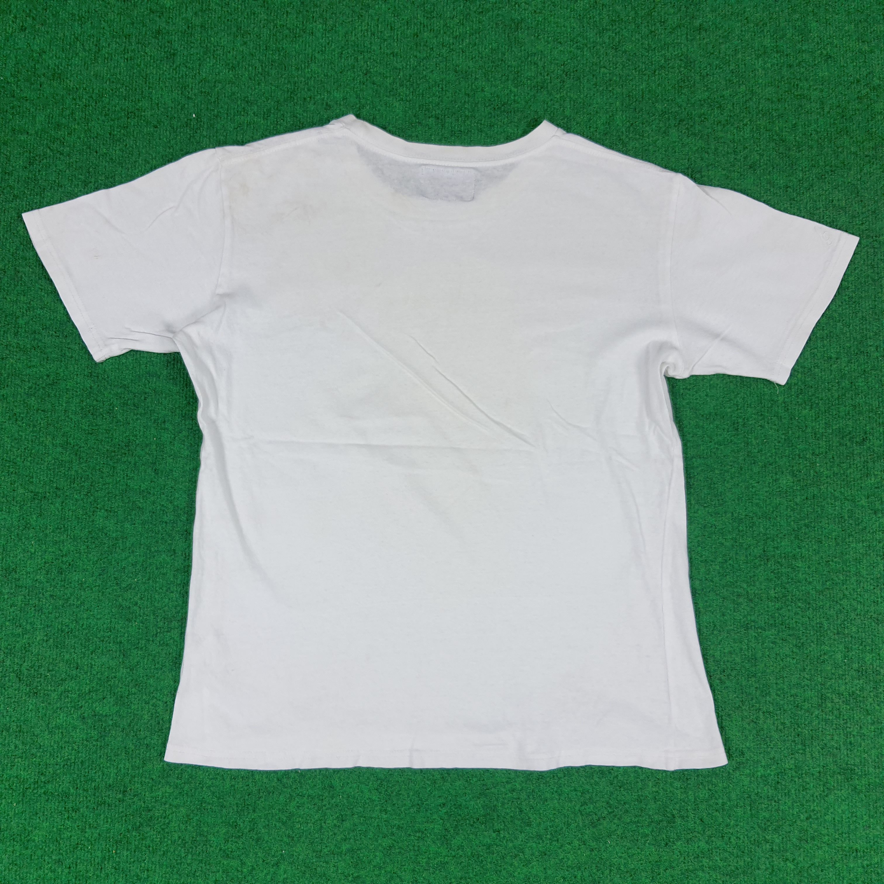 Japanese Brand × Vintage Vintage Number Nine Denim Hamburger Streetwear T-shirt Size L / US 10 / IT 46 - 3 Thumbnail