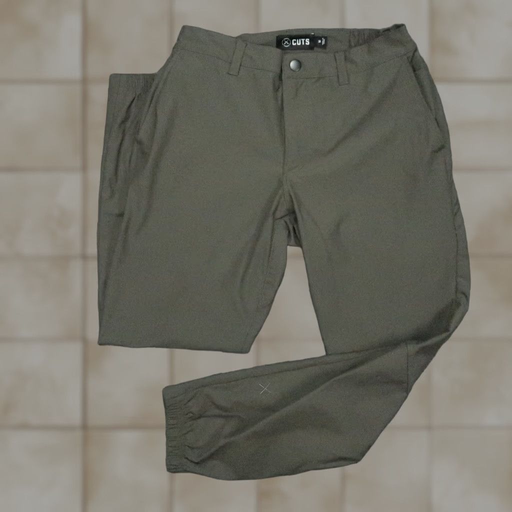 UES Clothing Cuts Clothing Mens Medium AOJogger Performance Stretch Elastic Cuff Pants Size US 31 - 1 Thumbnail